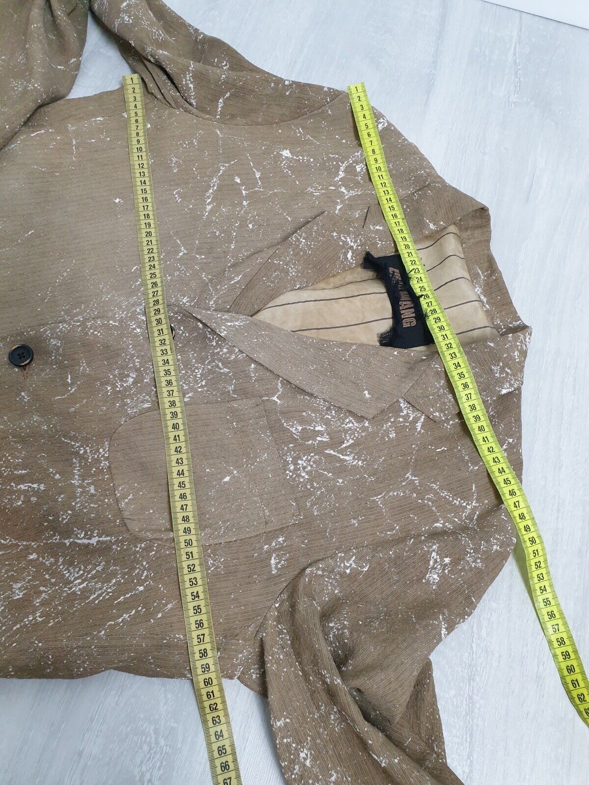 Uma Wang Uma Wang Suit Unisex Linen Blend Size M/L Size 38R - 15 Thumbnail