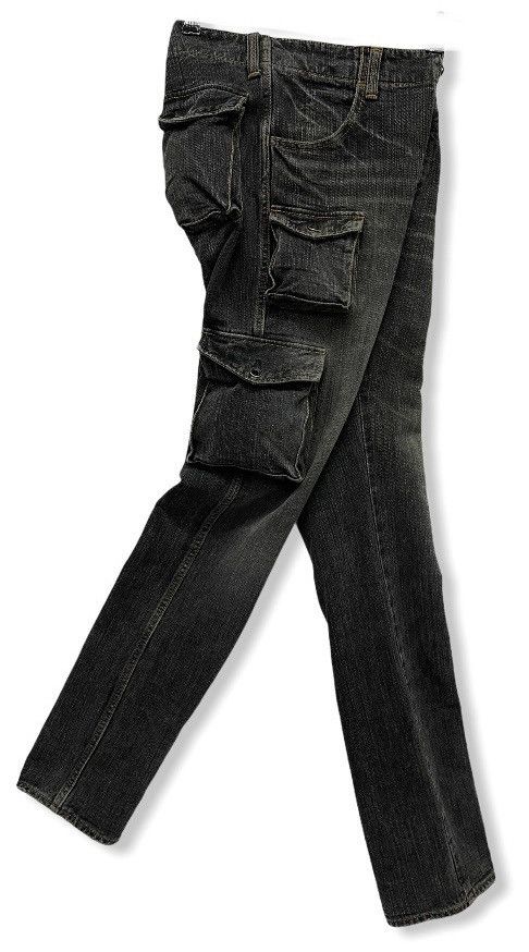 Johnbull vERY RARE! JOHN BULL Kojima Japan Bush Cargo Denim Pants Size US 28 / EU 44 - 1 Thumbnail