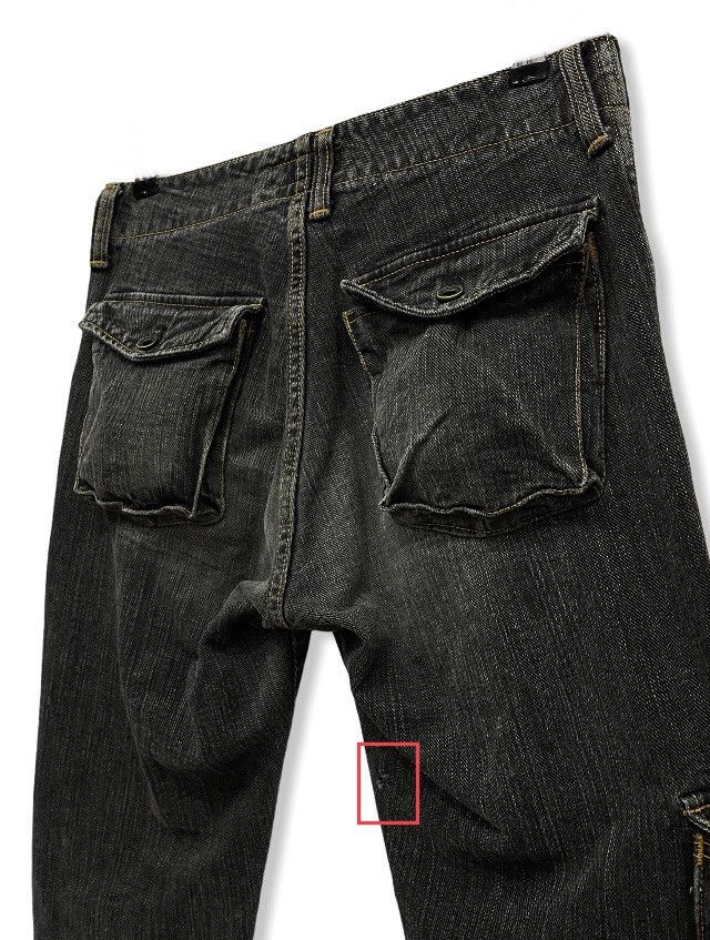 Johnbull vERY RARE! JOHN BULL Kojima Japan Bush Cargo Denim Pants Size US 28 / EU 44 - 9 Thumbnail