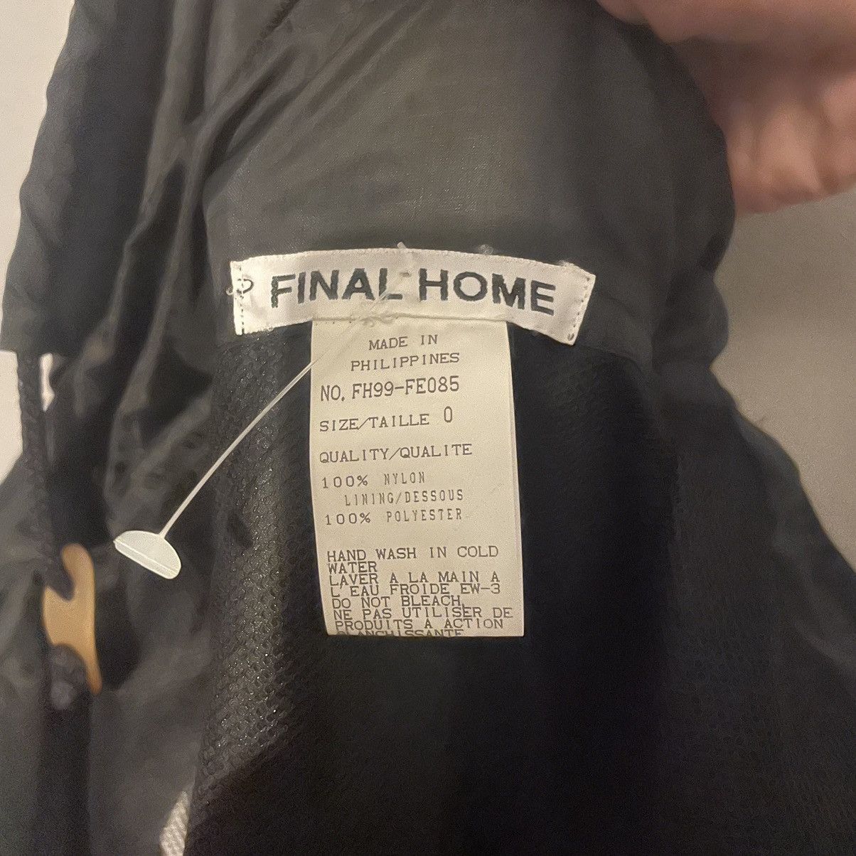 Final Home Final Home Black Nylon Zip Vest Size US S / EU 44-46 / 1 - 3 Thumbnail