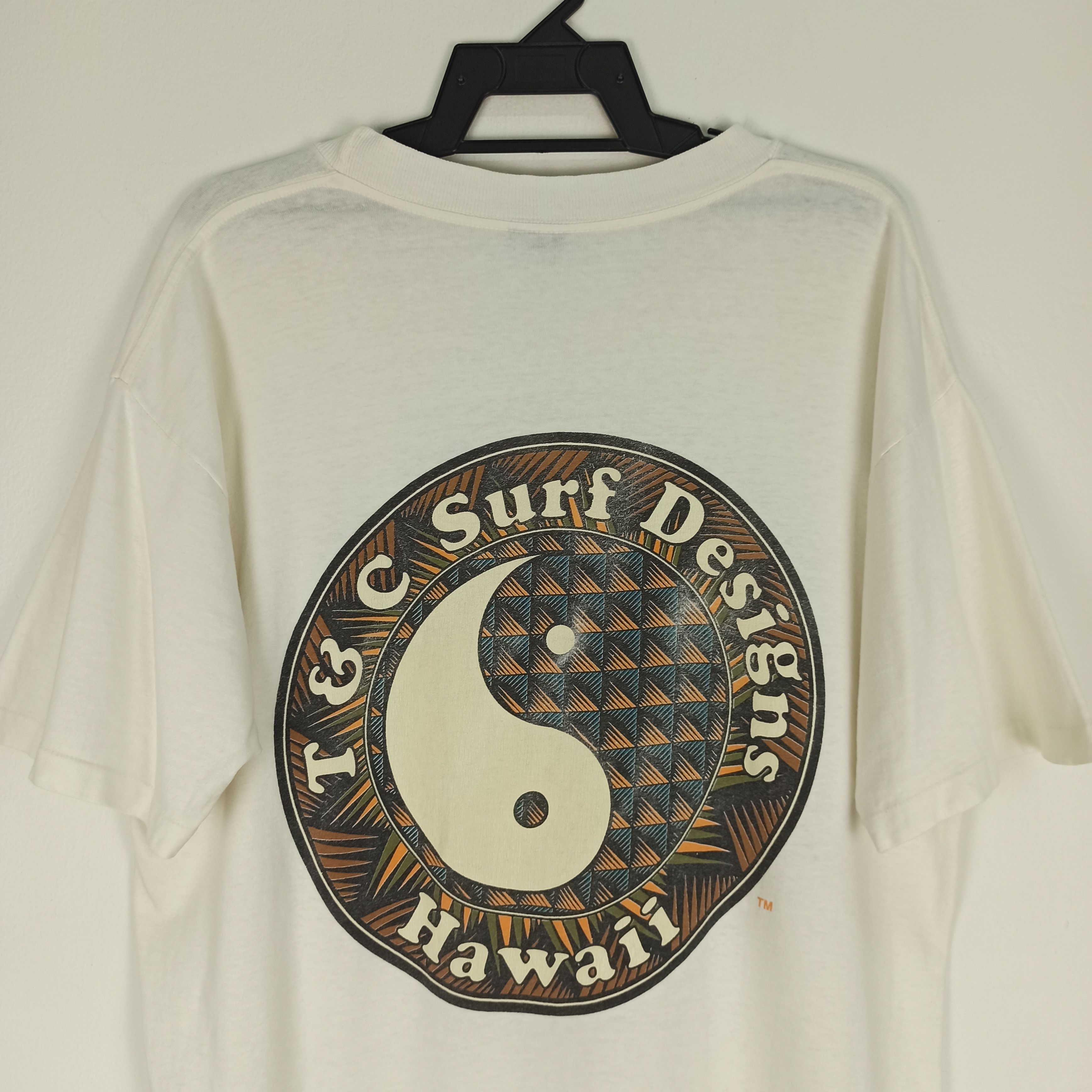Vintage T&C Surf Designs Hawaii Tshirt Single Stitch