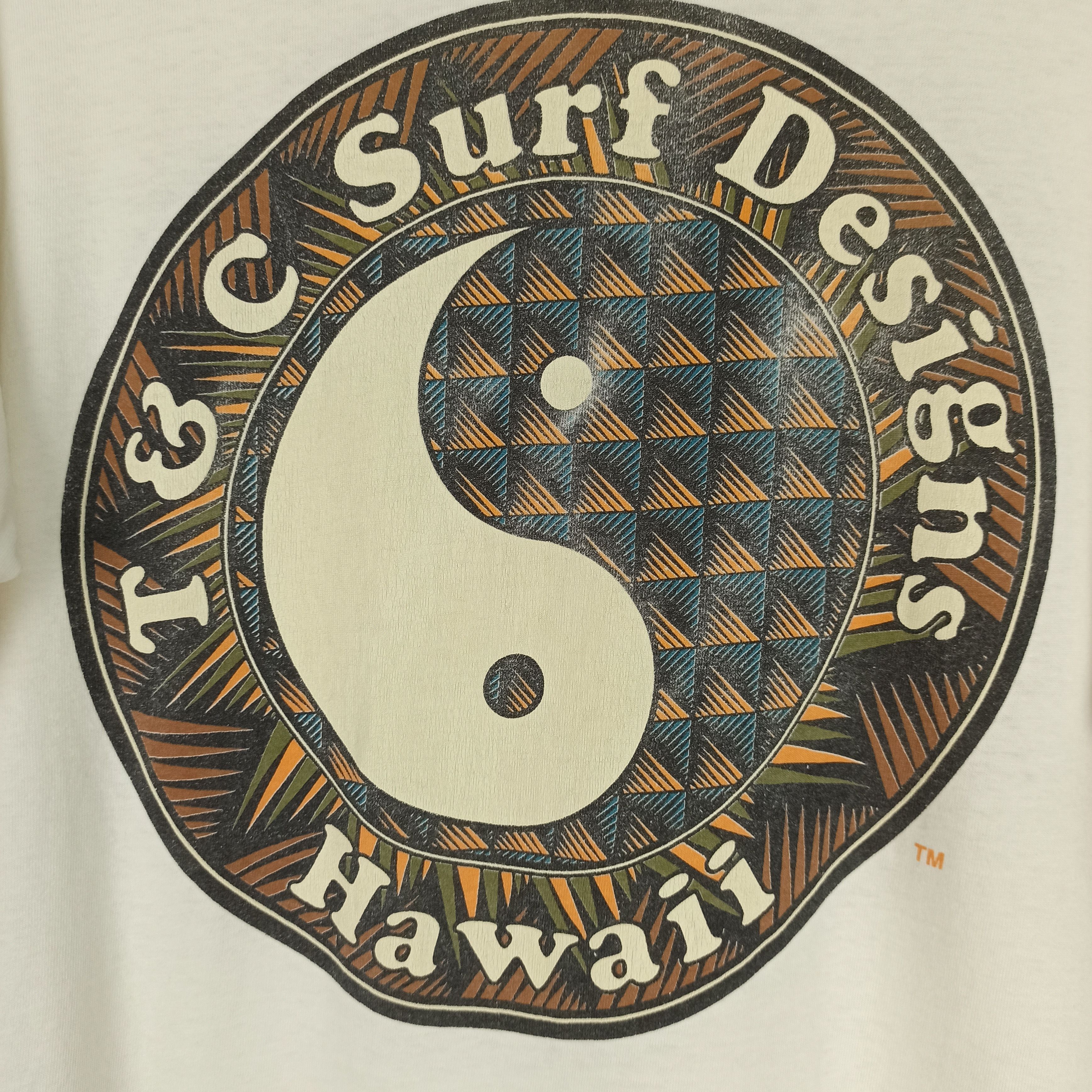 Vintage Vintage T&C Surf Designs Hawaii Tshirt Single Stitch Size US L / EU 52-54 / 3 - 3 Thumbnail
