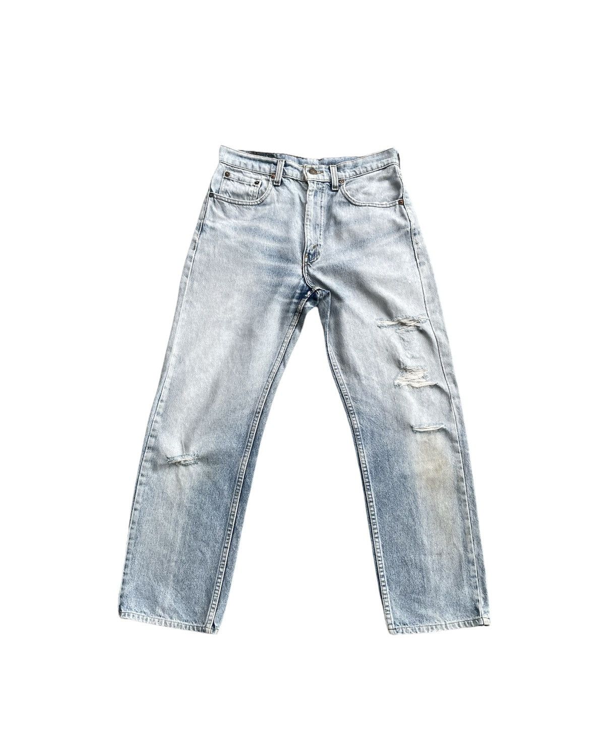 Vintage 1991 Levis 505 e Usa Aging Faded Distressed