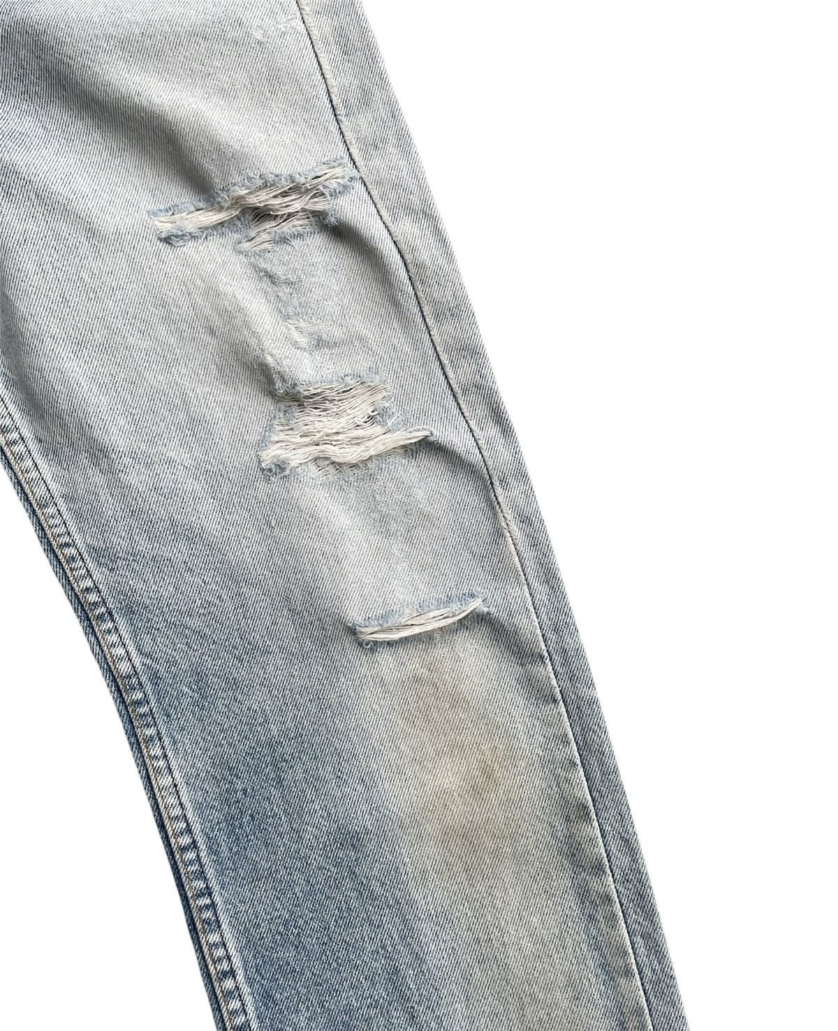 Levi's Vintage 1991 Levis 505 e Usa Aging Faded Distressed Size US 31 - 4 Thumbnail
