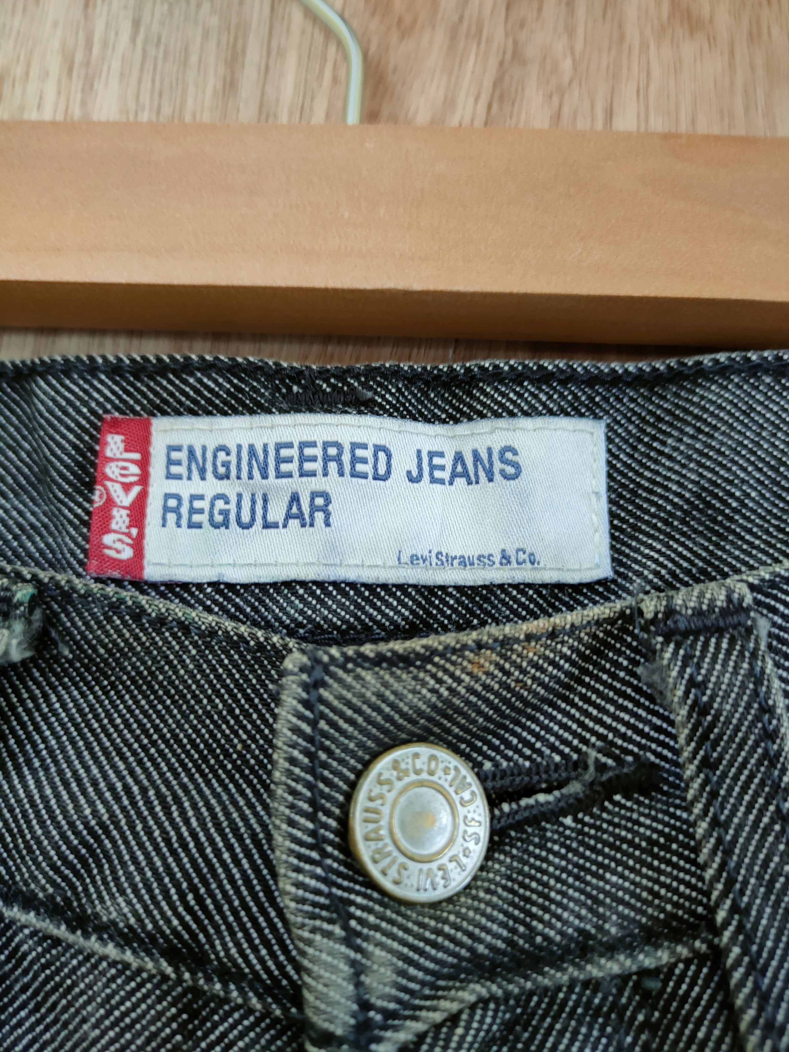 Levi's DL Levis Engineered jeans regular distress denim #46-813 Size US 28 / EU 44 - 5 Thumbnail