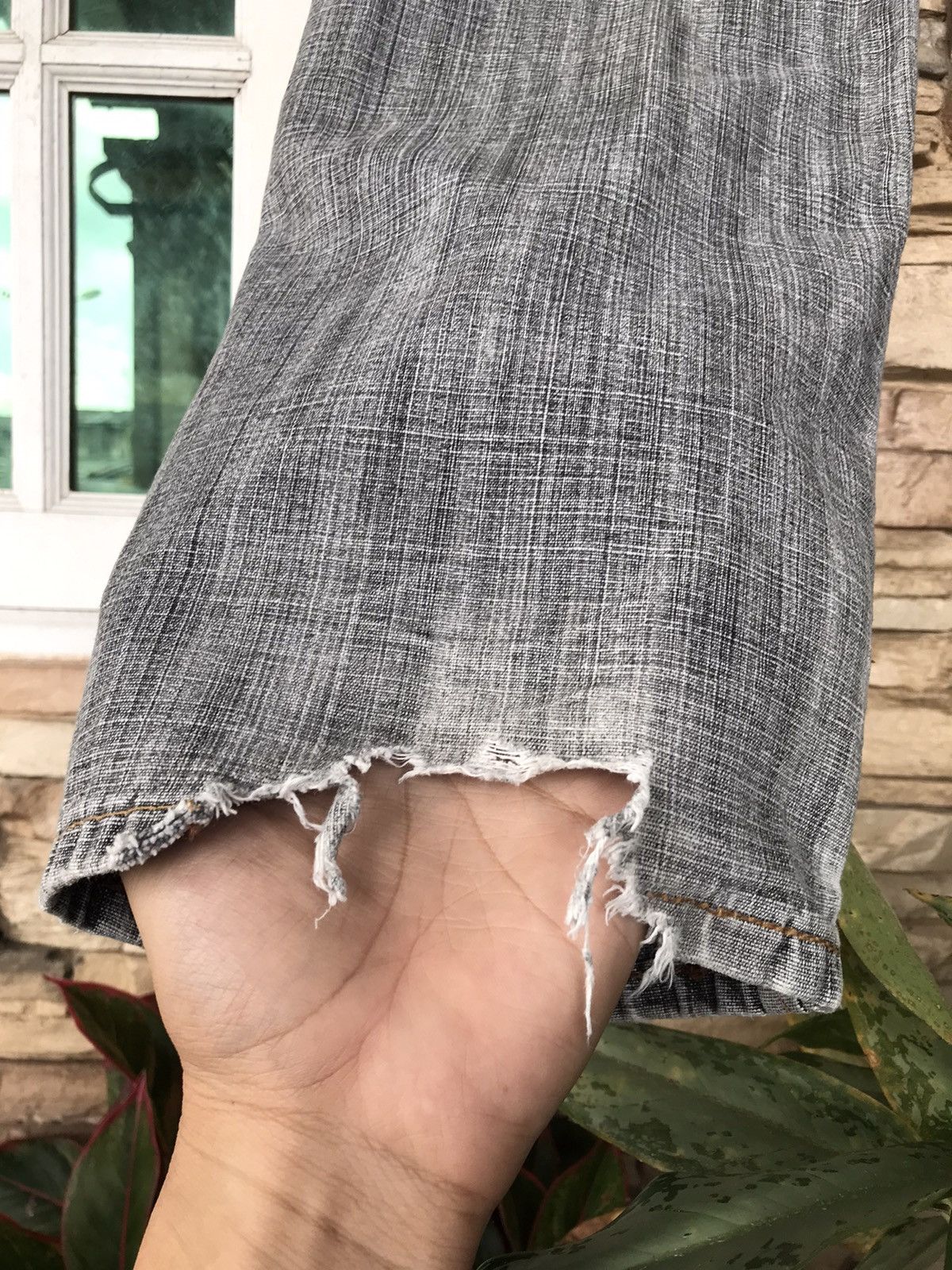 Edwin Vintage EDWIN 505ZX Selvedge Distressed Jeans Size US 32 / EU 48 - 13 Thumbnail