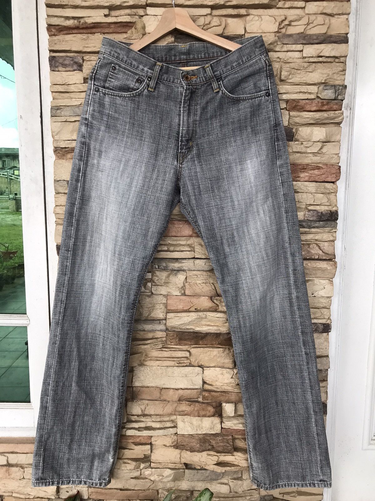 Edwin Vintage EDWIN 505ZX Selvedge Distressed Jeans Size US 32 / EU 48 - 1 Thumbnail