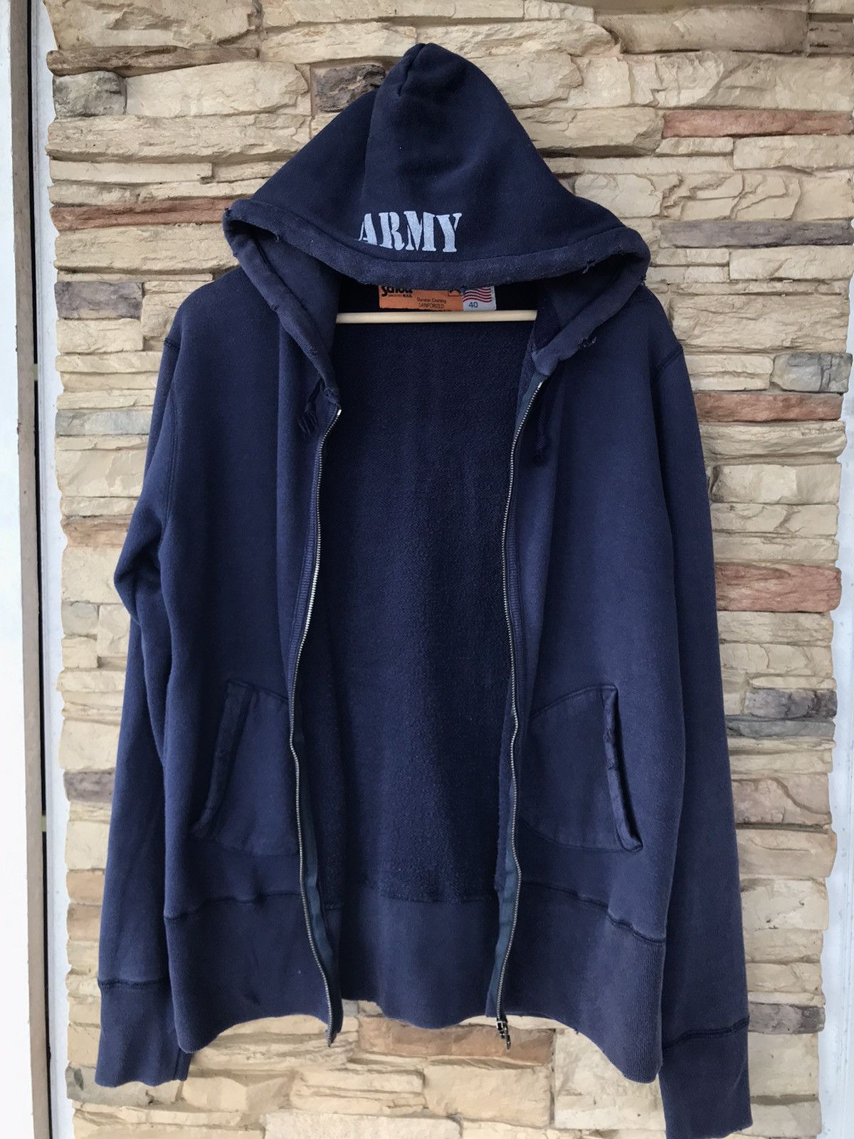 Schott × Vintage Distressed Schott Usa Sweater Hoodies Size US M / EU 48-50 / 2 - 2 Thumbnail