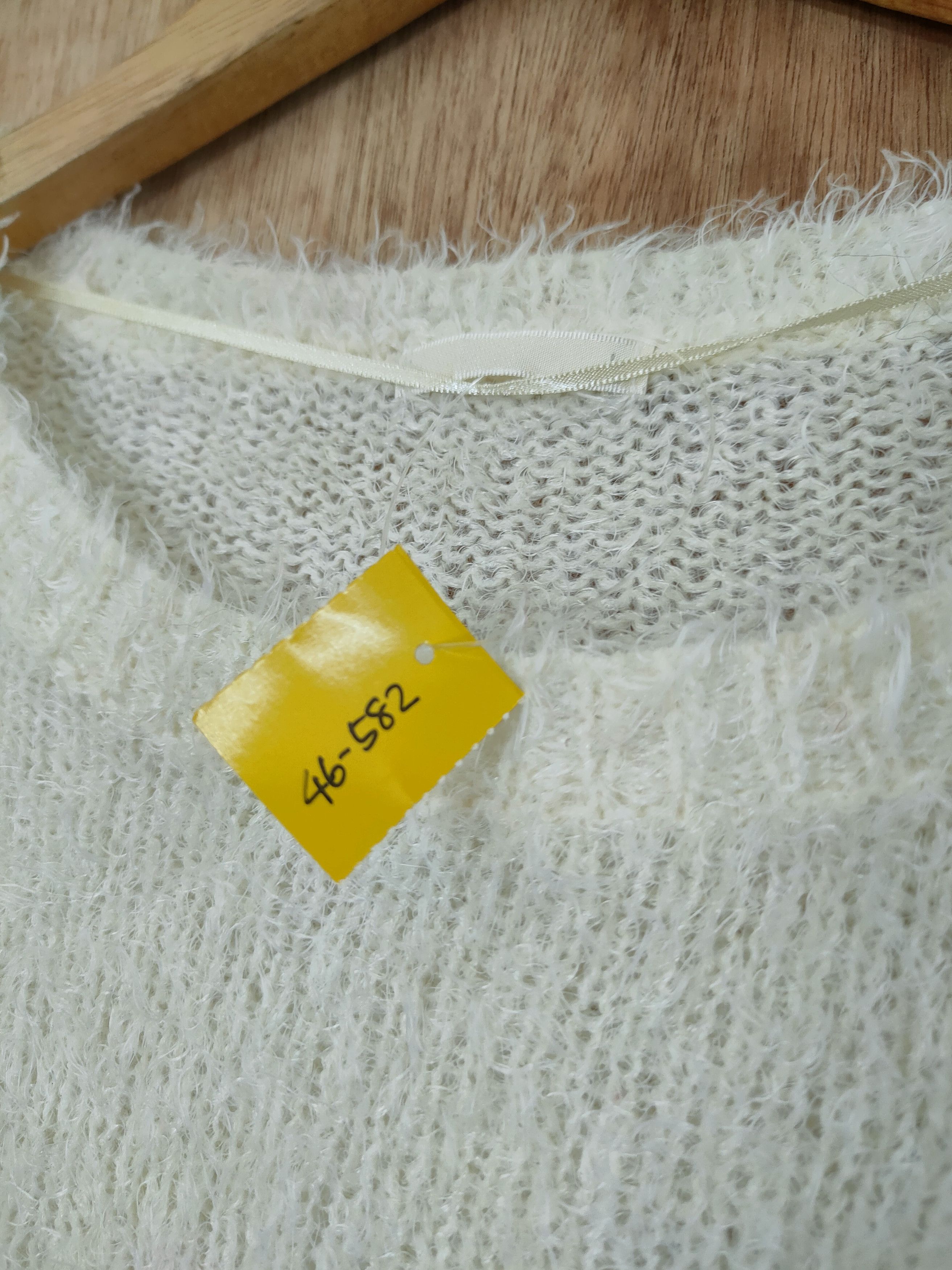 Aran Isles Knitwear × Japanese Brand Japan fur shaggy mohair knitwear sweatshirt #46-582 Size US S / EU 44-46 / 1 - 3 Thumbnail