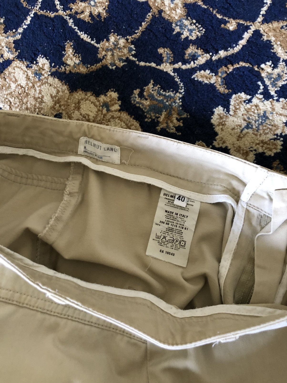 Helmut Lang 1998 Helmut Lang Side Pocket Cargo Pant Size US 29 - 8 Thumbnail