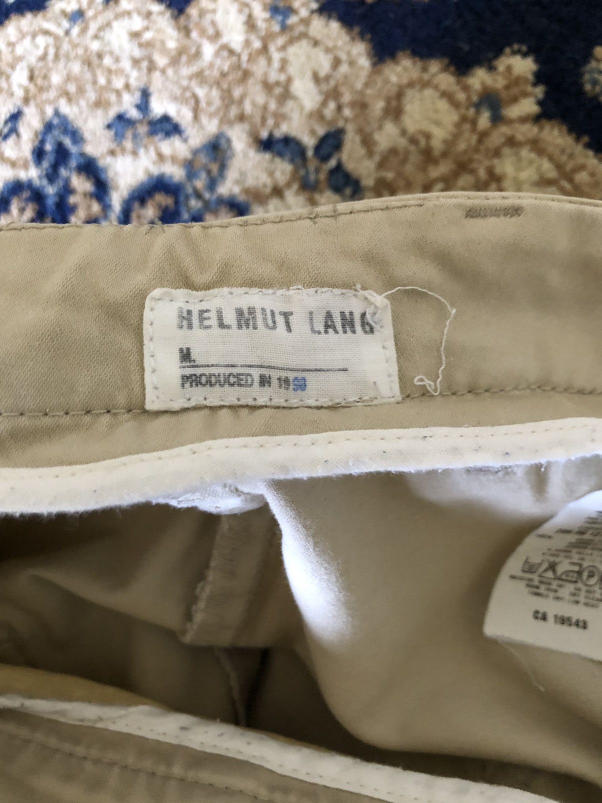 Helmut Lang 1998 Helmut Lang Side Pocket Cargo Pant Size US 29 - 9 Thumbnail