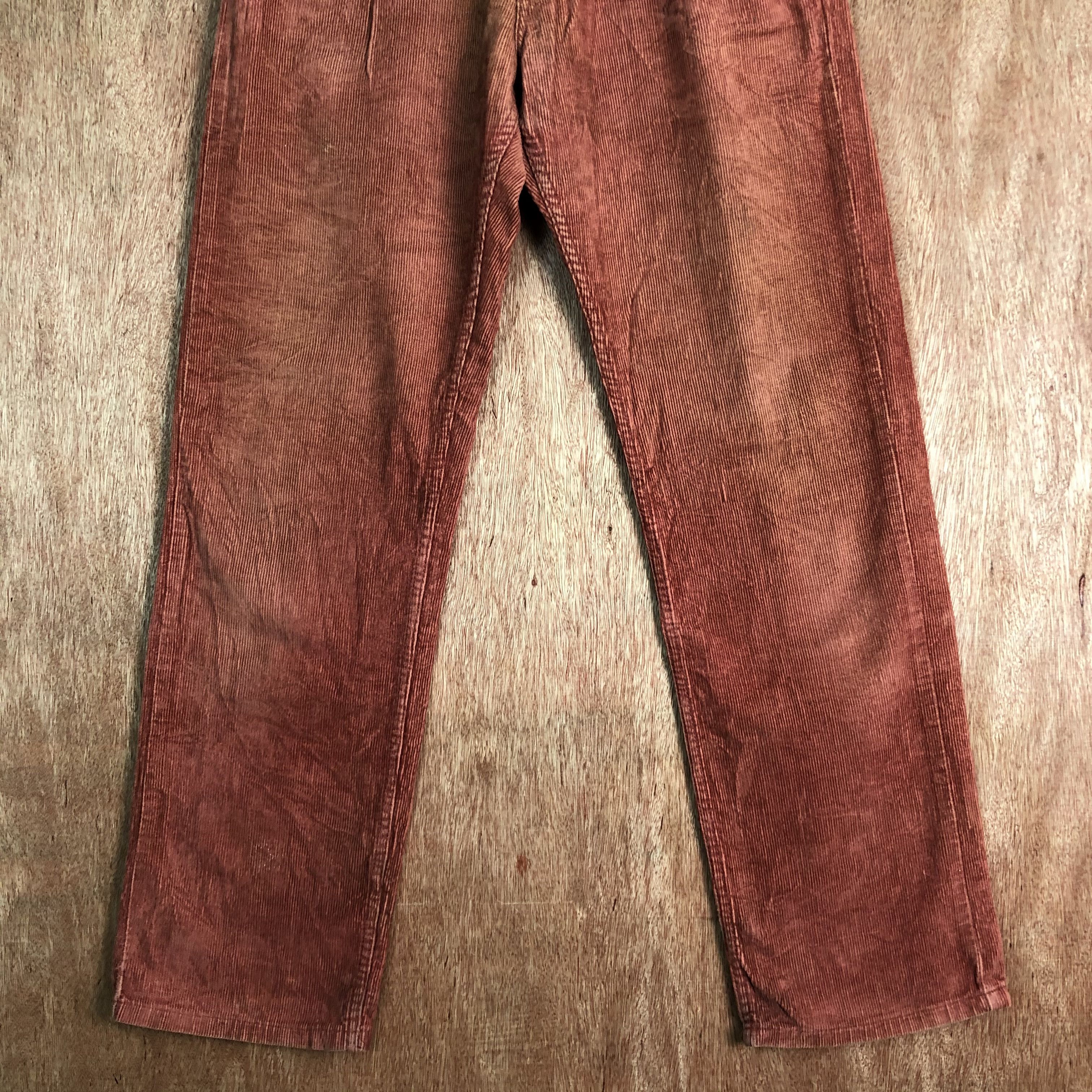 Levi's DLL Levi's Conduroy Vintage Streetwear Pants #c101 Size US 27 - 3 Thumbnail