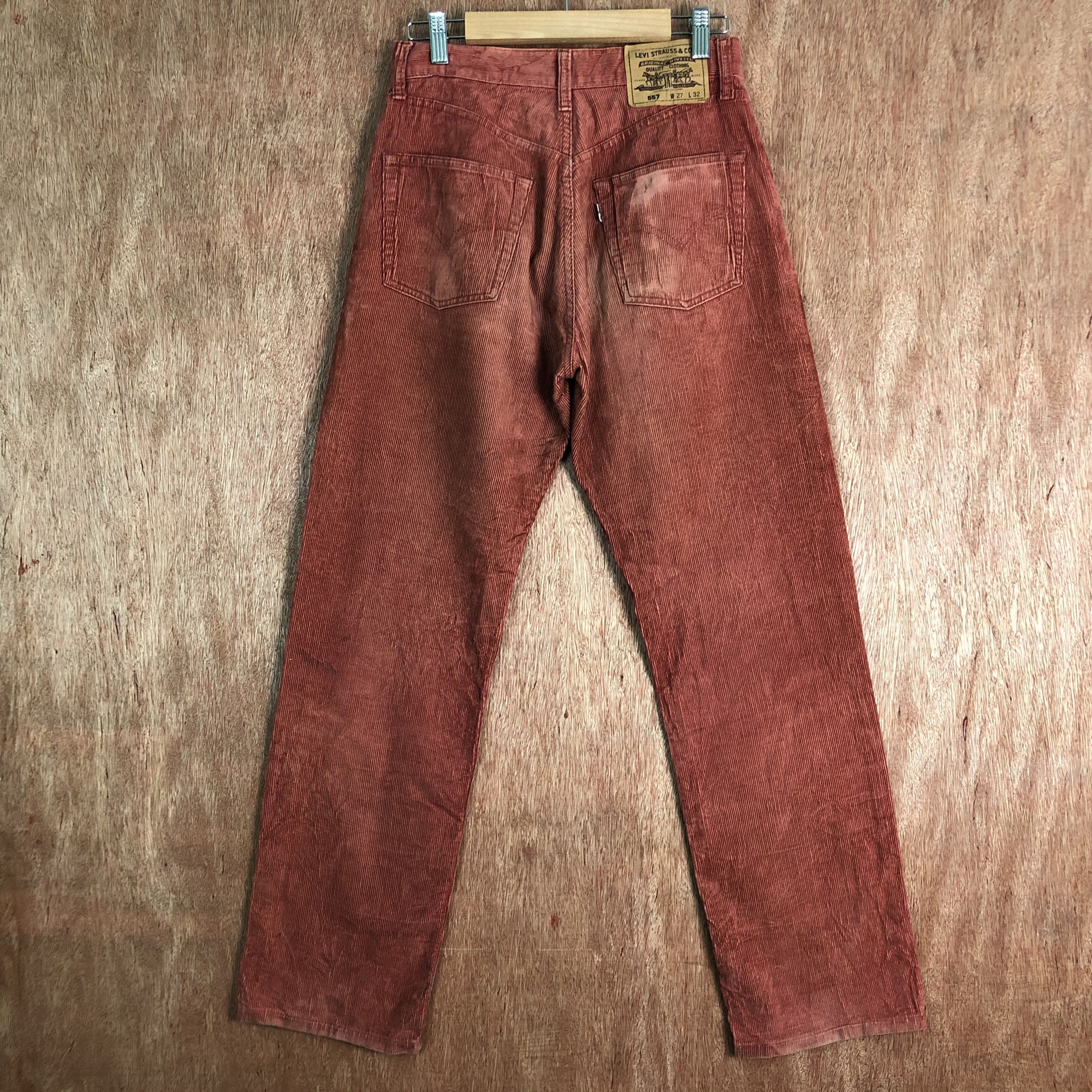 Levi's DLL Levi's Conduroy Vintage Streetwear Pants #c101 Size US 27 - 6 Thumbnail