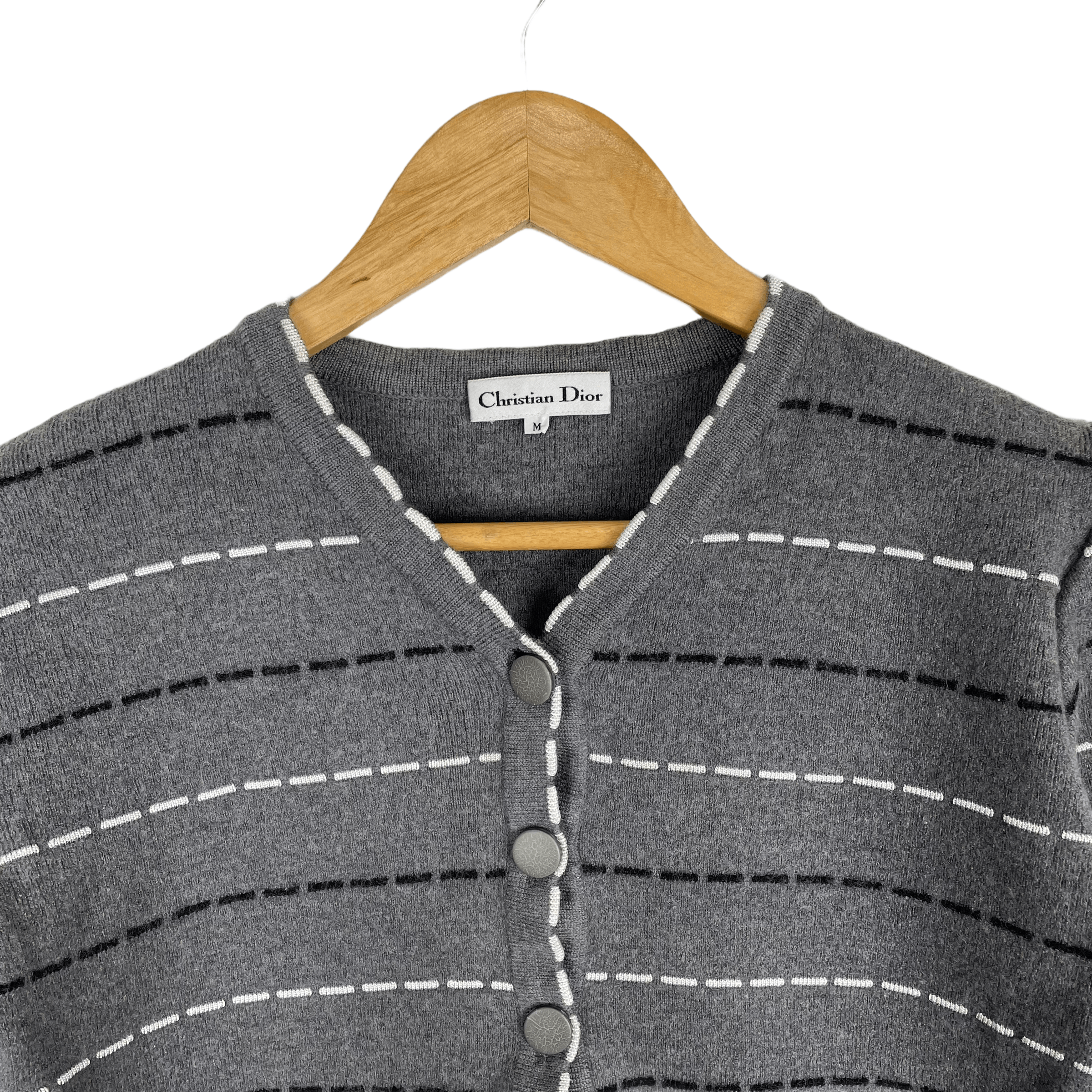 Christian Dior Monsieur CHRISTIAN DIOR CD Homme Stripes Knitwear Medium Size Size US M / EU 48-50 / 2 - 2 Thumbnail