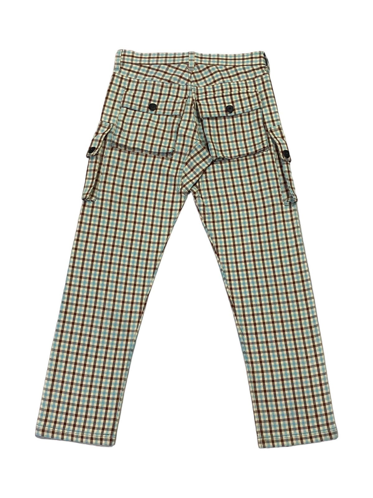 20471120 × Beauty Beast × Japanese Brand Milk Boy Flap Pocket Side Plaid Pants Size US 31 - 3 Thumbnail