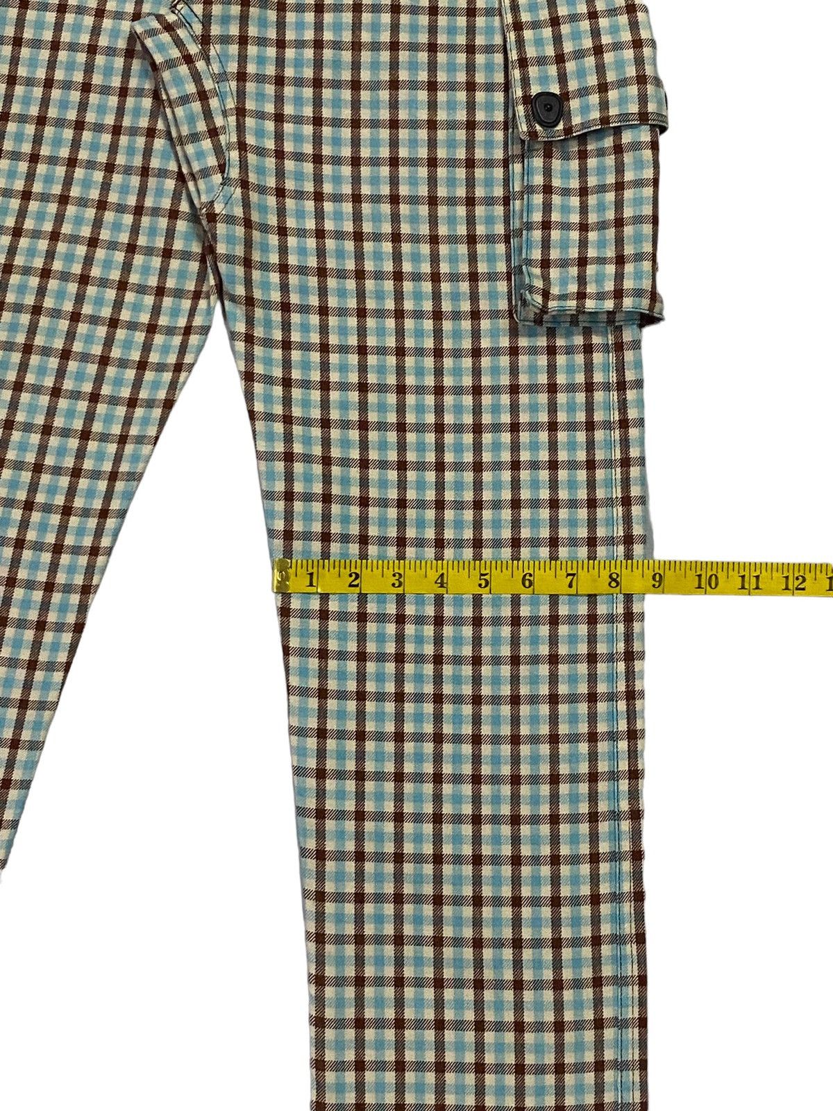 20471120 × Beauty Beast × Japanese Brand Milk Boy Flap Pocket Side Plaid Pants Size US 31 - 9 Thumbnail