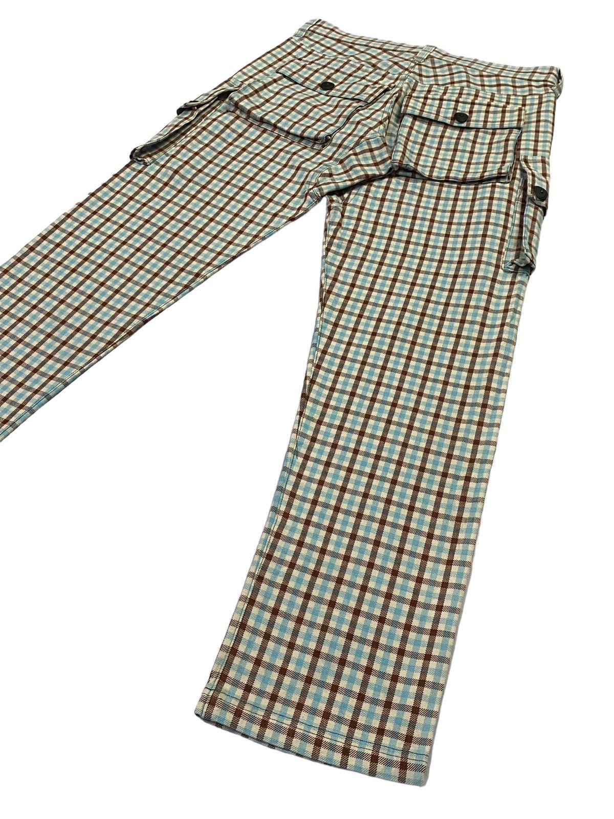 20471120 × Beauty Beast × Japanese Brand Milk Boy Flap Pocket Side Plaid Pants Size US 31 - 20 Thumbnail