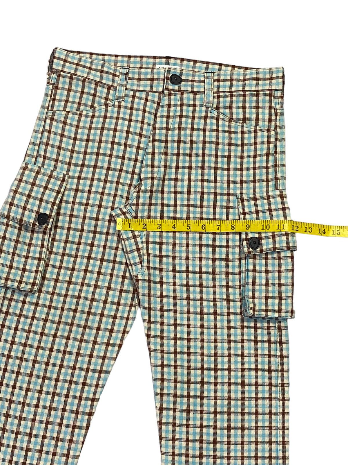 20471120 × Beauty Beast × Japanese Brand Milk Boy Flap Pocket Side Plaid Pants Size US 31 - 8 Thumbnail