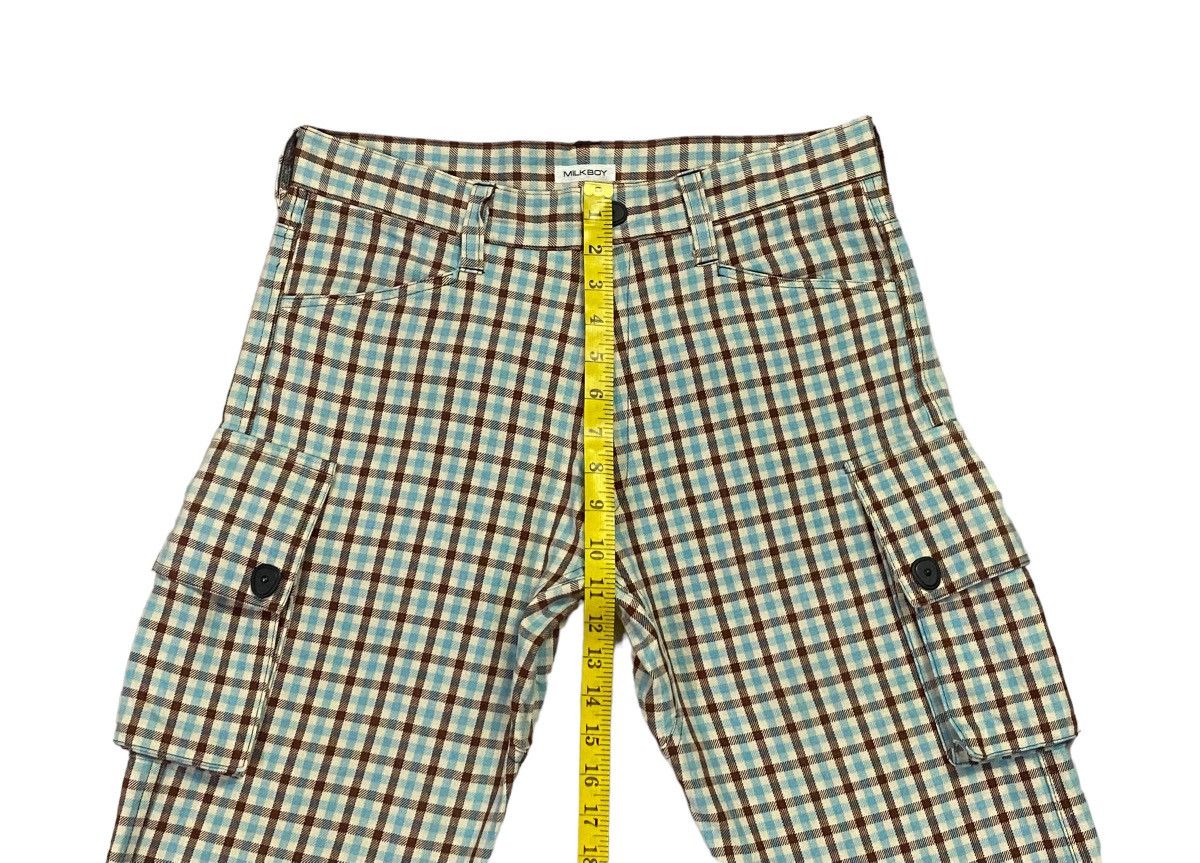 20471120 × Beauty Beast × Japanese Brand Milk Boy Flap Pocket Side Plaid Pants Size US 31 - 5 Thumbnail