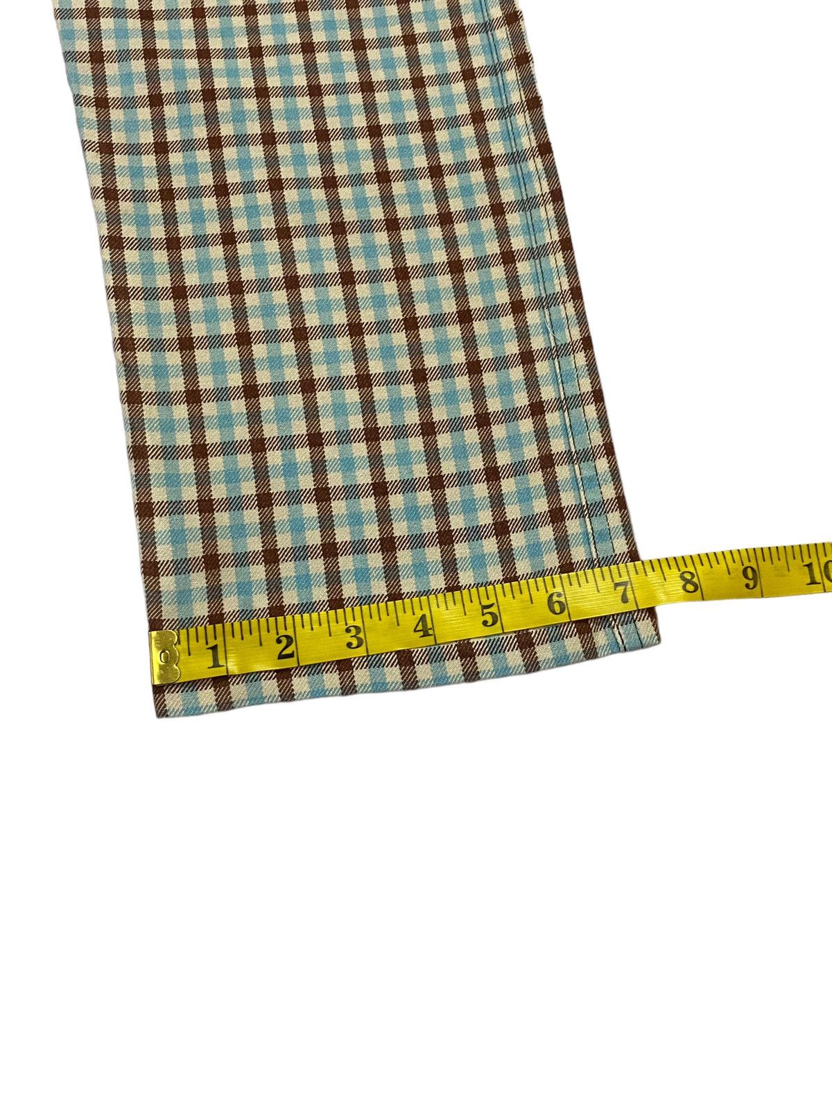 20471120 × Beauty Beast × Japanese Brand Milk Boy Flap Pocket Side Plaid Pants Size US 31 - 10 Thumbnail