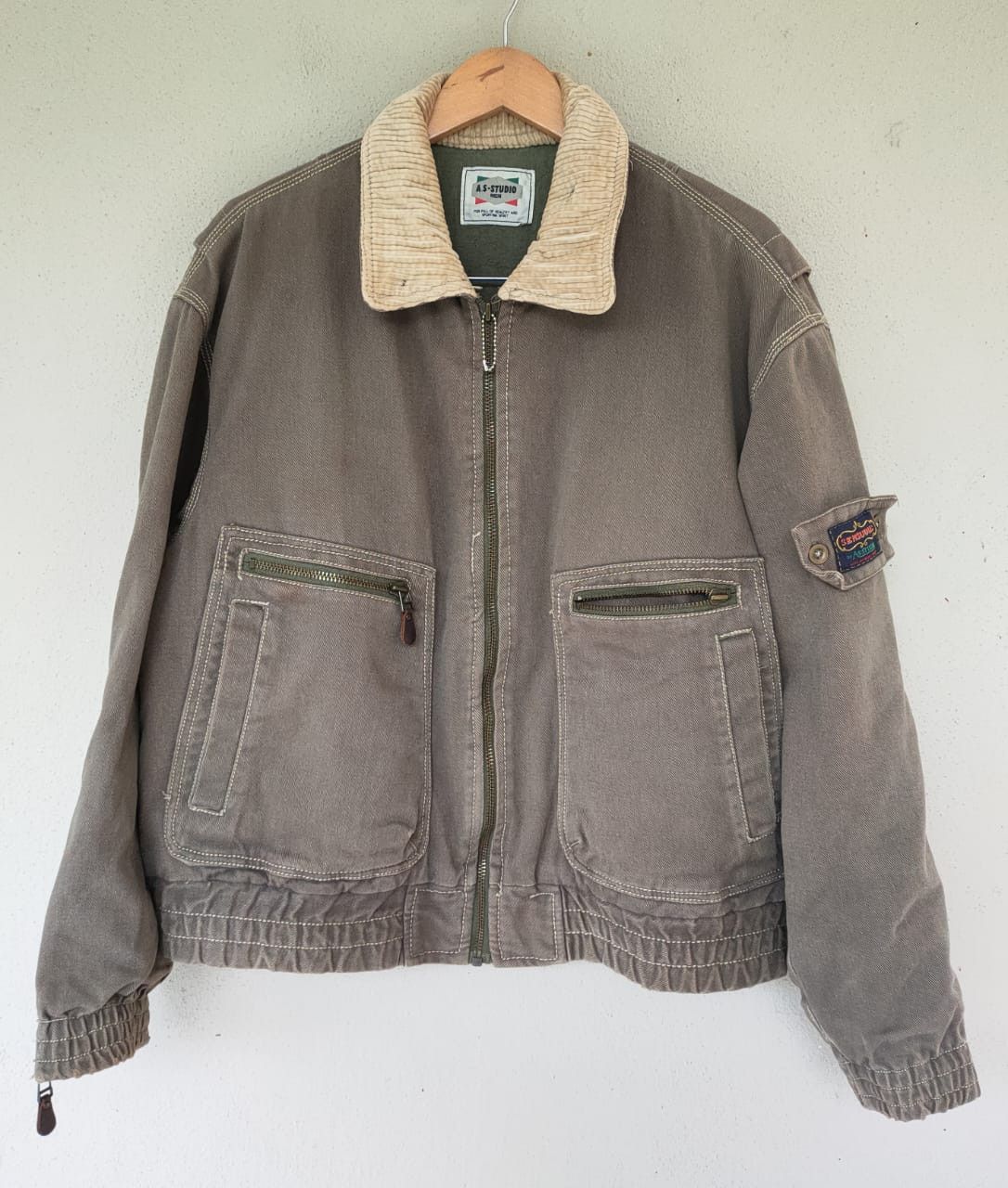 Japanese Brand AS Studio Bomber Size US L / EU 52-54 / 3 - 1 Thumbnail