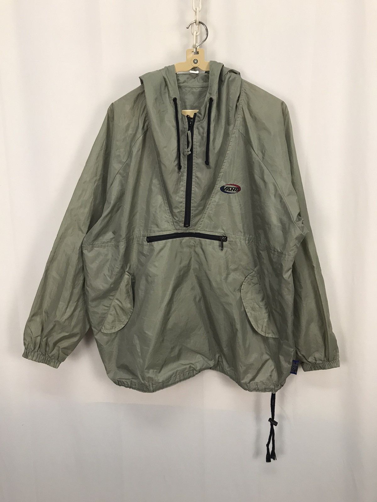Japanese Brand Vans windbreaker half zipper hoodie Size US L / EU 52-54 / 3 - 5 Thumbnail