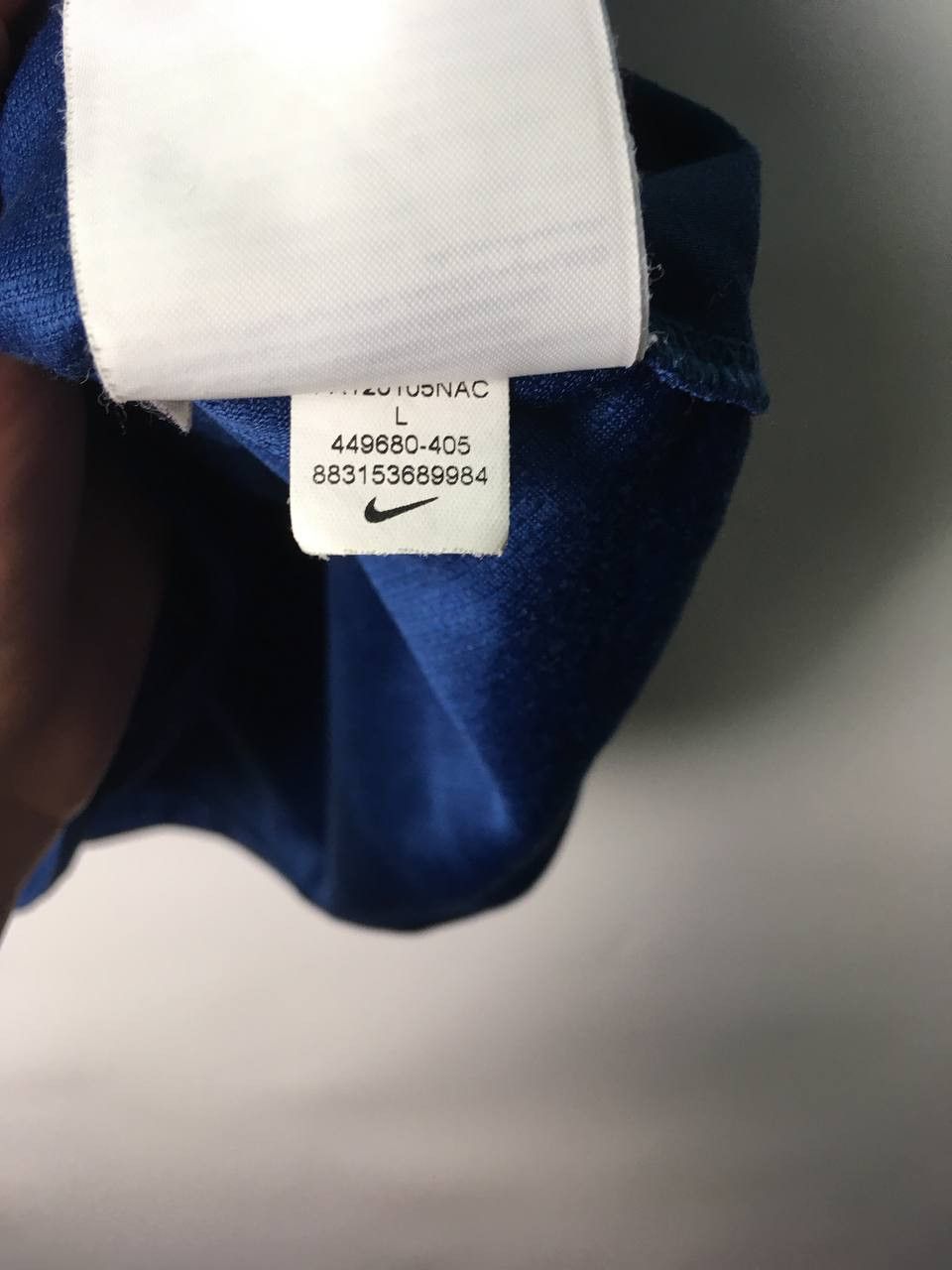 Nike FRANCE 2012 HOME FOOTBALL SHIRT JERSEY NIKE 449680-405 Size US L / EU 52-54 / 3 - 5 Thumbnail