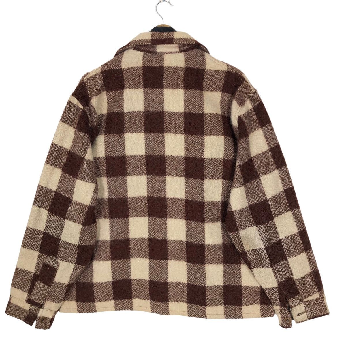 Flannel Vintage 90s North Country Wool Flannel Jacket Plaid Size US L / EU 52-54 / 3 - 8 Thumbnail