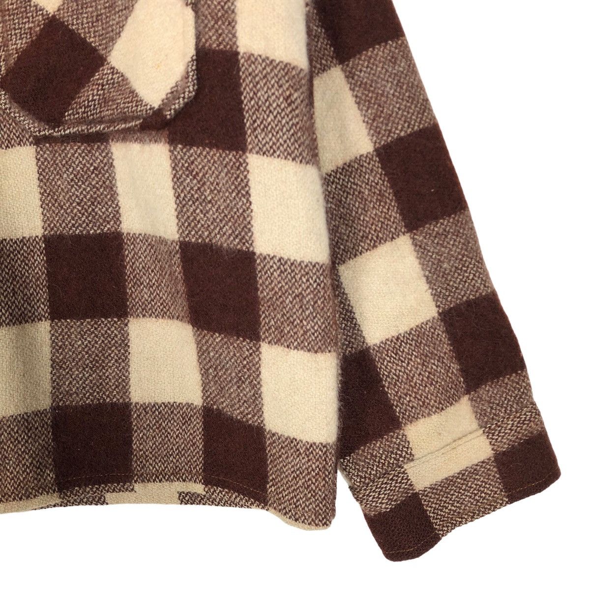 Flannel Vintage 90s North Country Wool Flannel Jacket Plaid Size US L / EU 52-54 / 3 - 4 Thumbnail