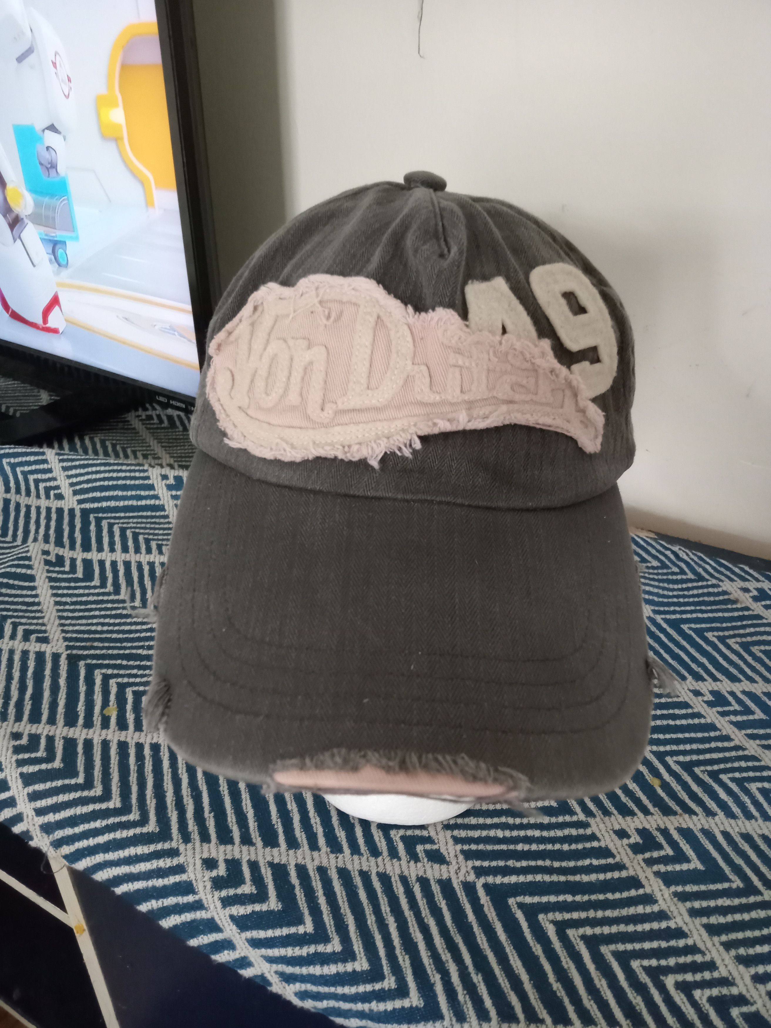 Vintage Delete Tonight Vintage Von Dutch 49 Hat Ripped Style | Grailed
