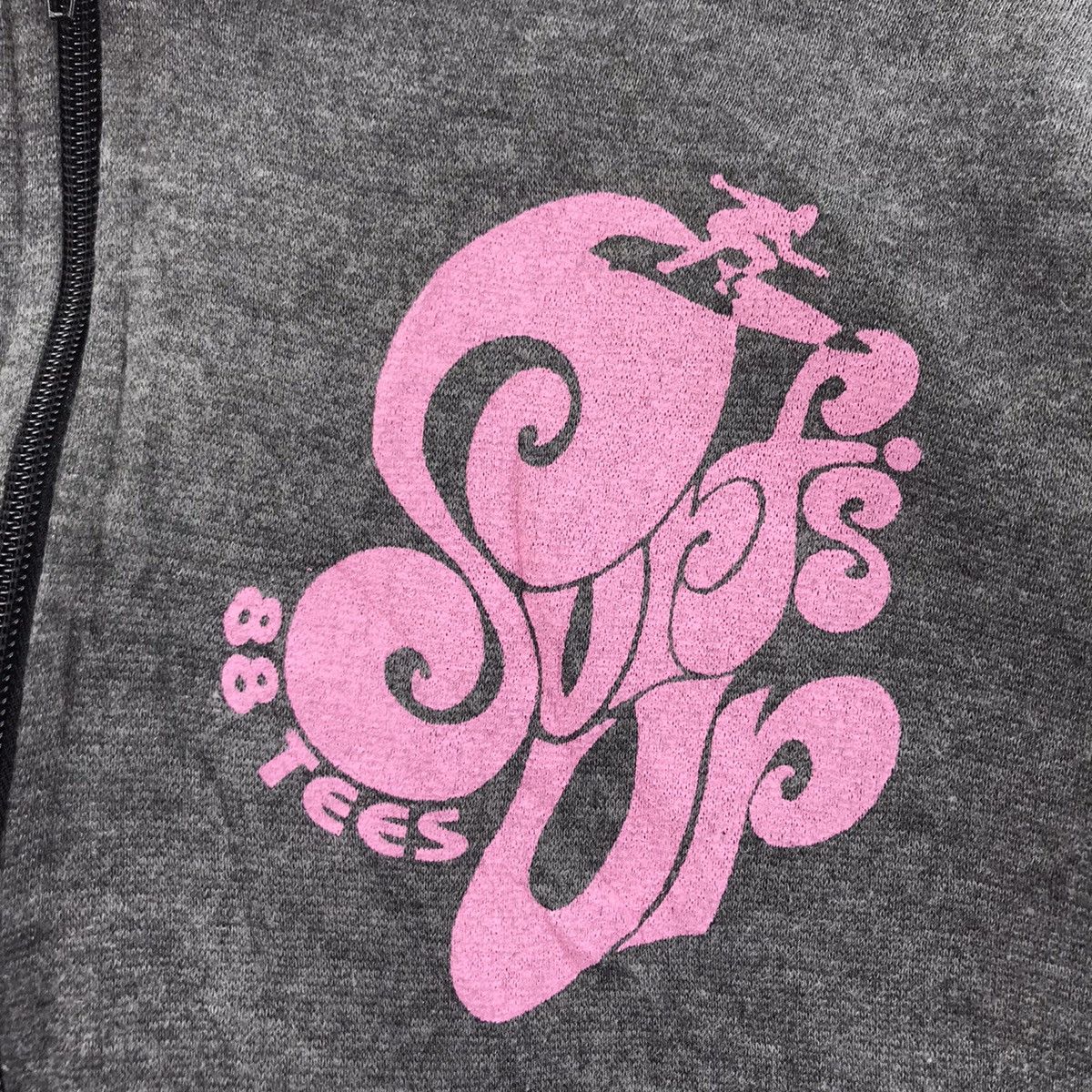 Vintage Vintage 90s 88 Tees HAWAII SURF’S UP Surfboard Grey Hoodie Size US M / EU 48-50 / 2 - 3 Thumbnail