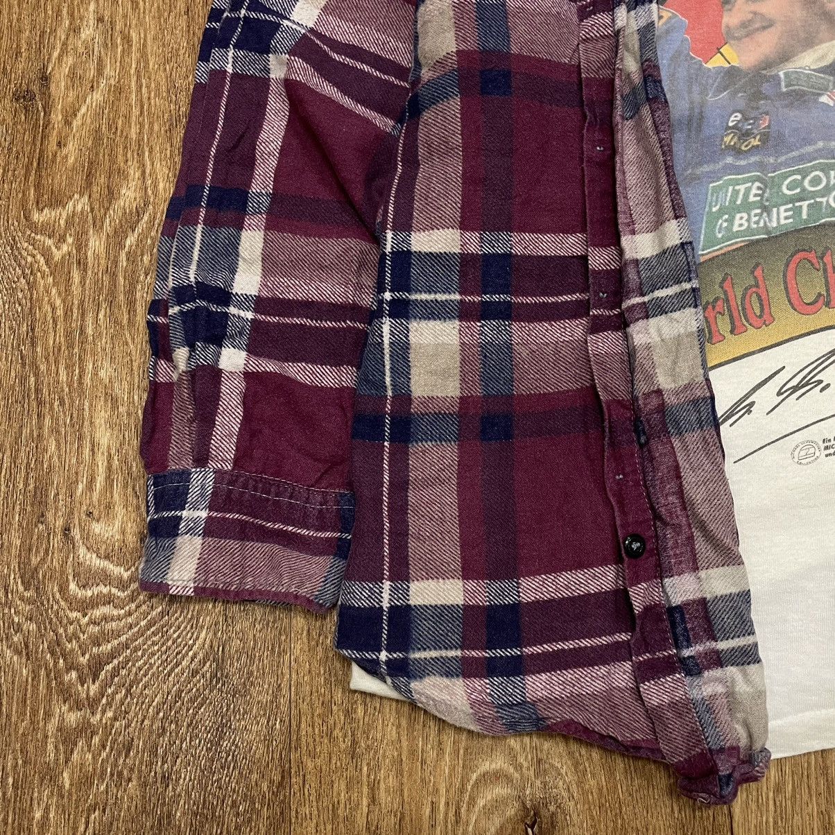 Vintage Vintage 90s Plaid Shirt Oversized Streetwear Grunge Faded M Size US M / EU 48-50 / 2 - 4 Thumbnail