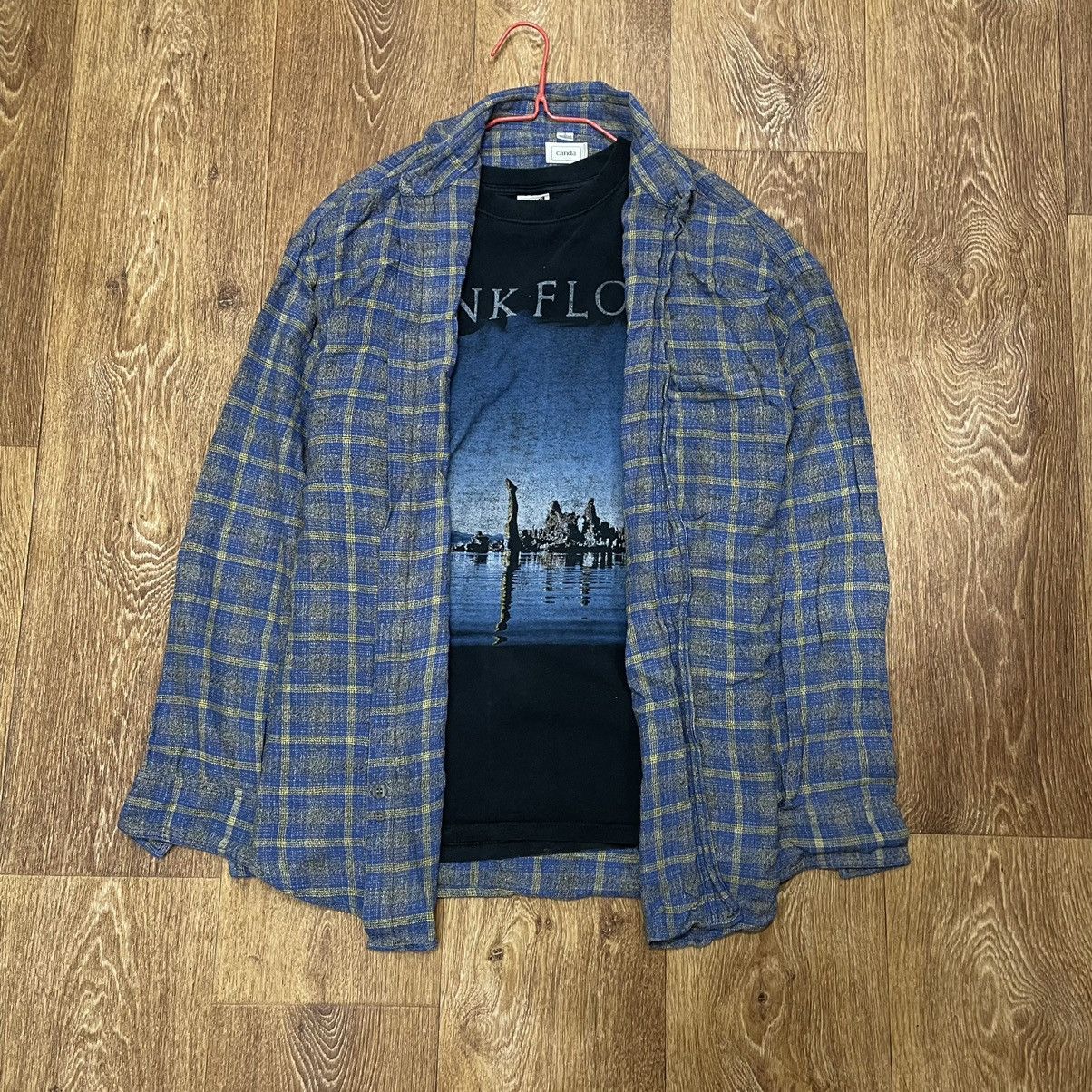 Flannel Vintage Flannel Shirt Plaid Checkered Travis Scott Style Size US L / EU 52-54 / 3 - 1 Thumbnail
