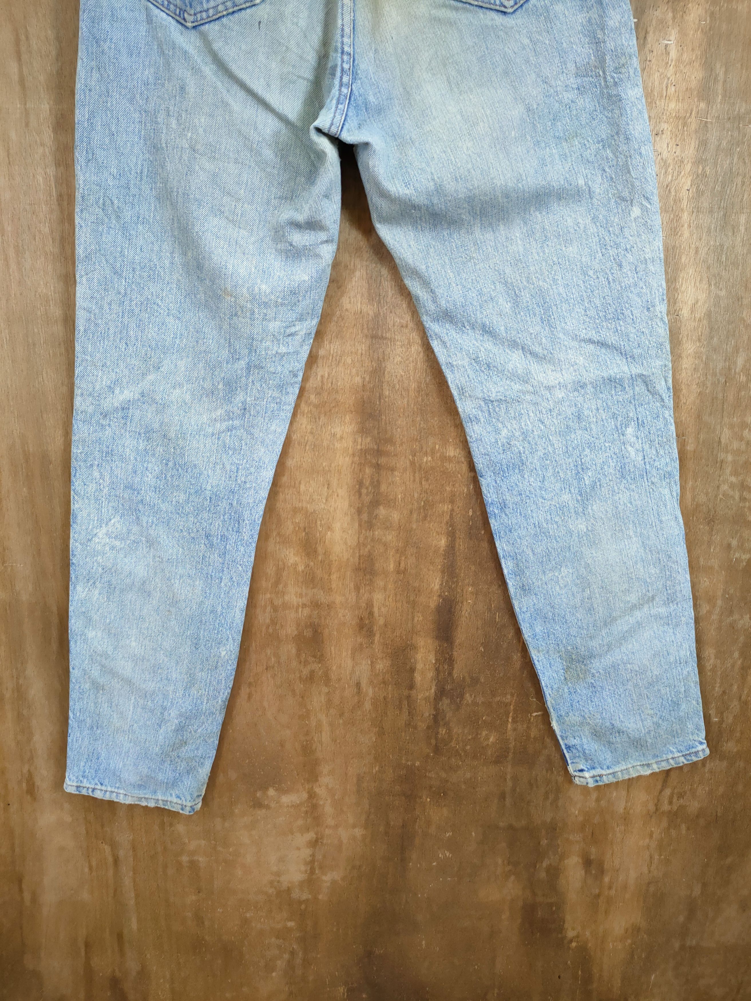 Levi's D Levis Big E ripped vintage distressed denim jeans #46-962 Size US 30 / EU 46 - 8 Thumbnail