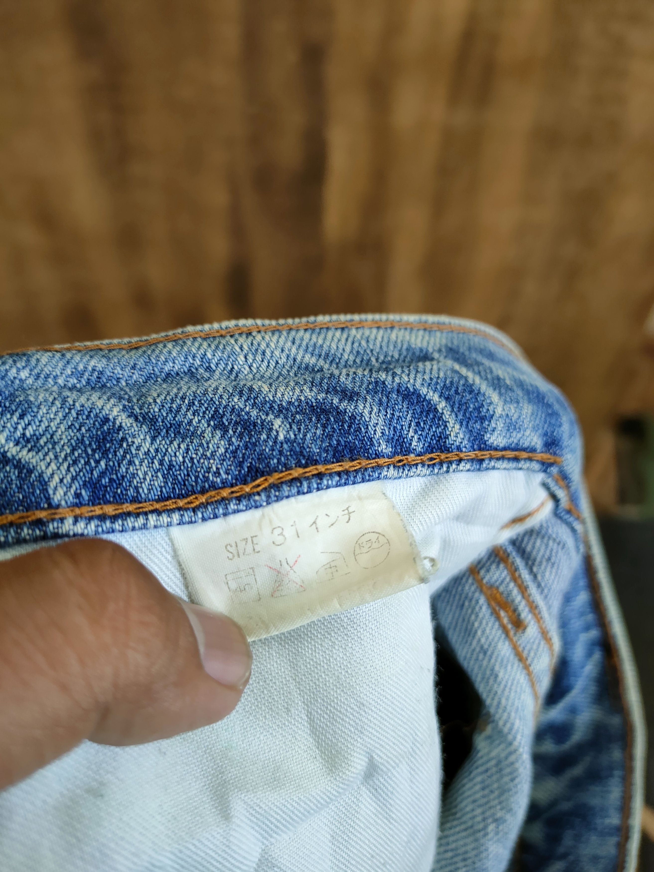 Levi's D Levis Big E ripped vintage distressed denim jeans #46-962 Size US 30 / EU 46 - 12 Thumbnail