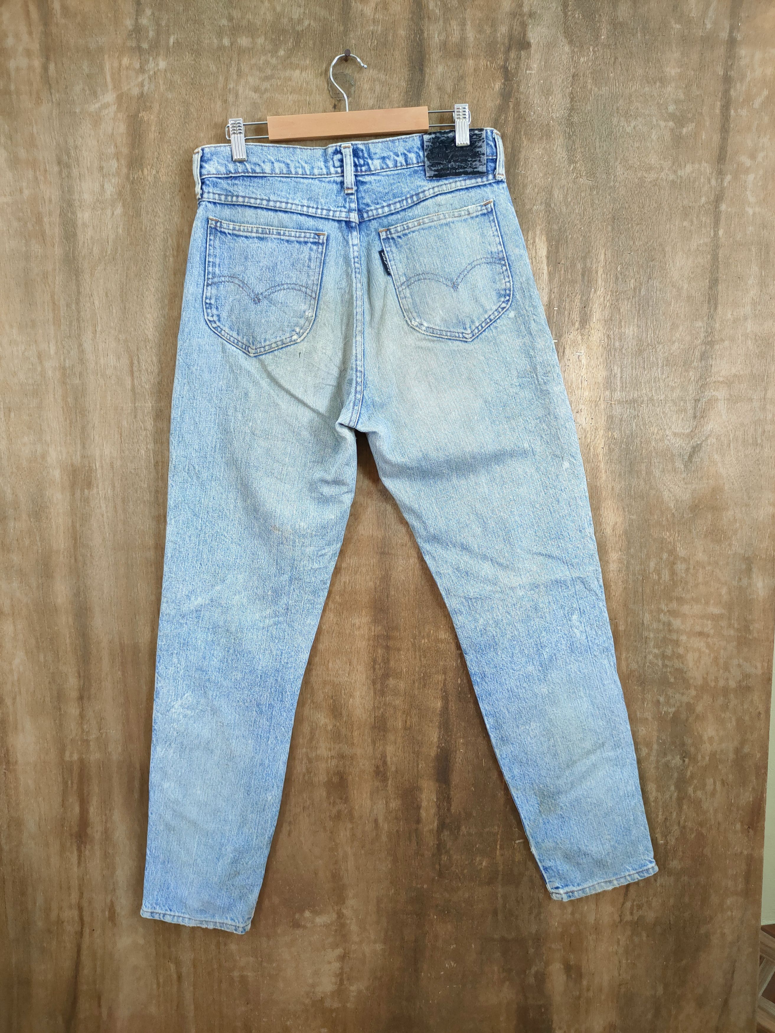 Levi's D Levis Big E ripped vintage distressed denim jeans #46-962 Size US 30 / EU 46 - 7 Thumbnail