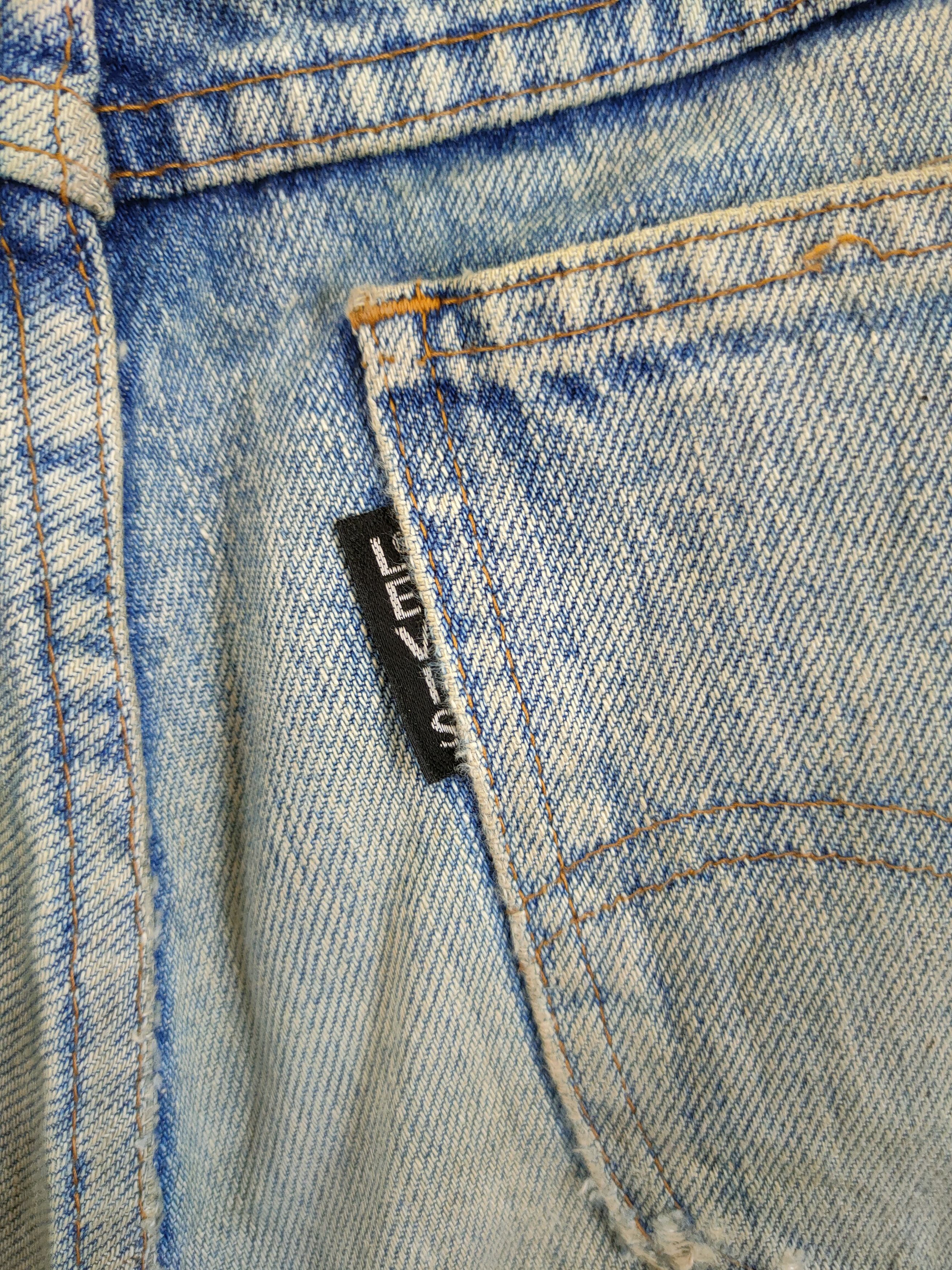 Levi's D Levis Big E ripped vintage distressed denim jeans #46-962 Size US 30 / EU 46 - 10 Thumbnail