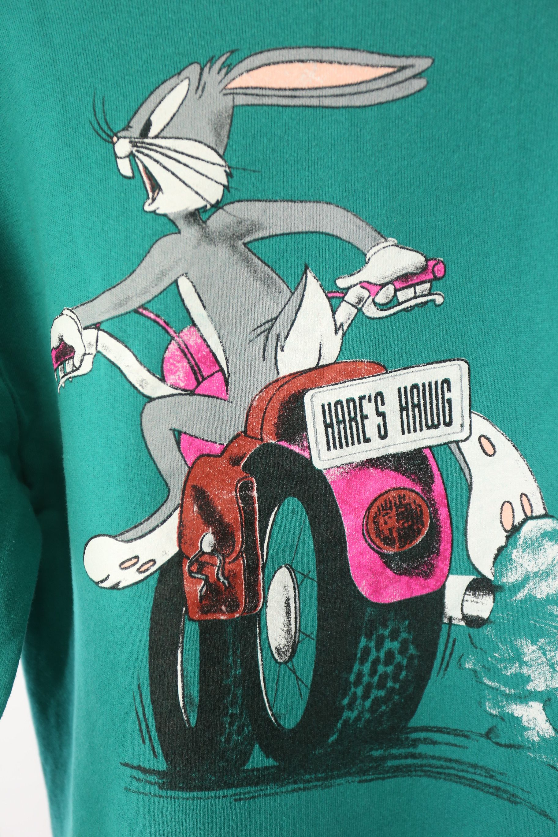 Vintage × Warner Bros SW115 Vintage 90s Bugs Bunny Bike sweater (M) Size US M / EU 48-50 / 2 - 3 Thumbnail