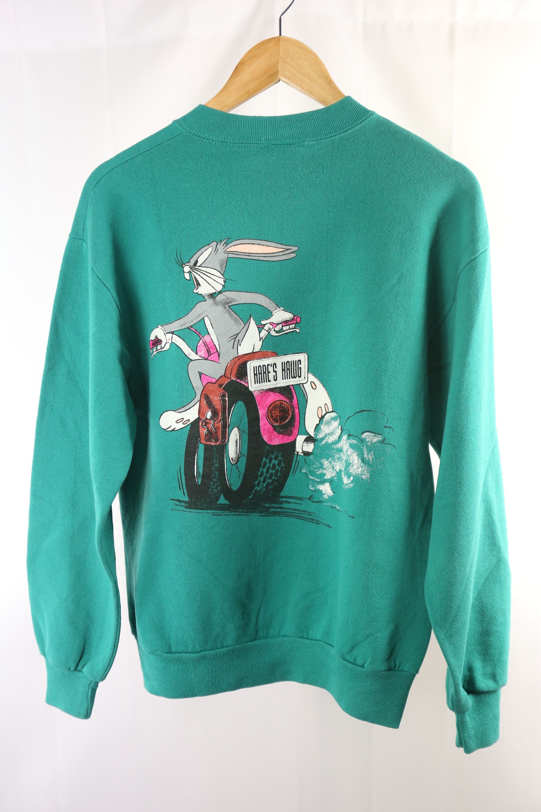 Vintage × Warner Bros SW115 Vintage 90s Bugs Bunny Bike sweater (M) Size US M / EU 48-50 / 2 - 2 Thumbnail