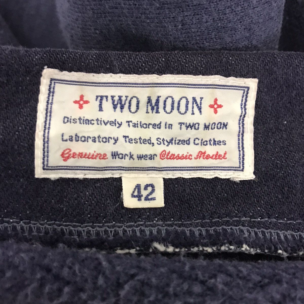Other TWO MOON Japanese Brand Blue Indigo Jeans Denim Sweatshirt Size US L / EU 52-54 / 3 - 3 Thumbnail