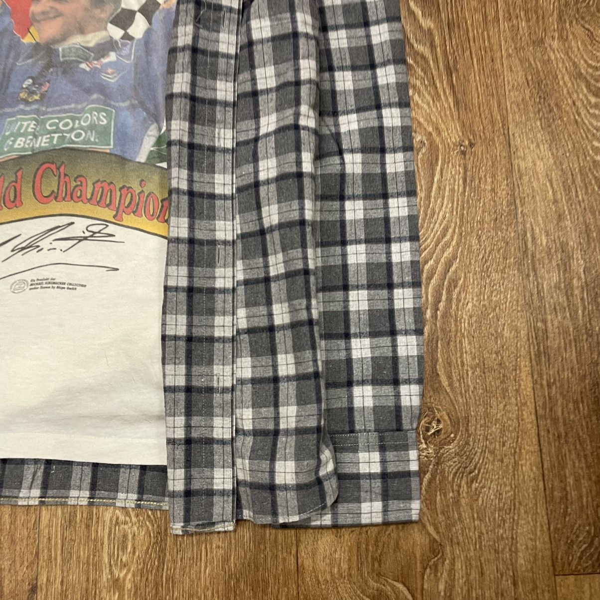 Vintage Vintage Y2K Checkered Oversized Shirt Grunge Streetwear XL Size US XL / EU 56 / 4 - 3 Thumbnail