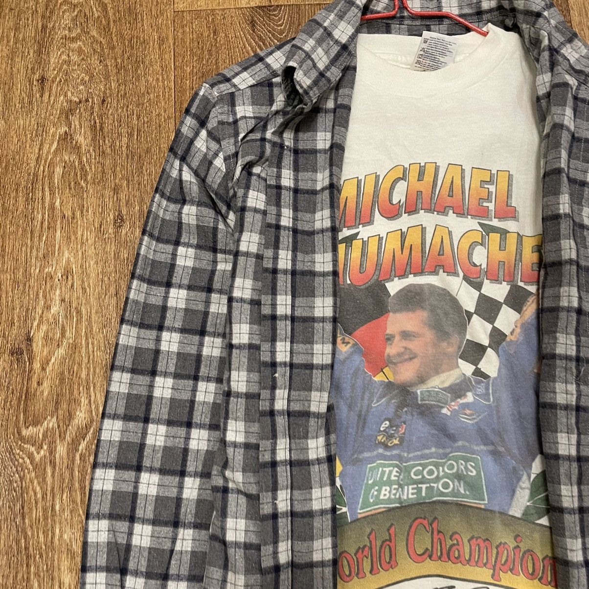Vintage Vintage Y2K Checkered Oversized Shirt Grunge Streetwear XL Size US XL / EU 56 / 4 - 4 Thumbnail