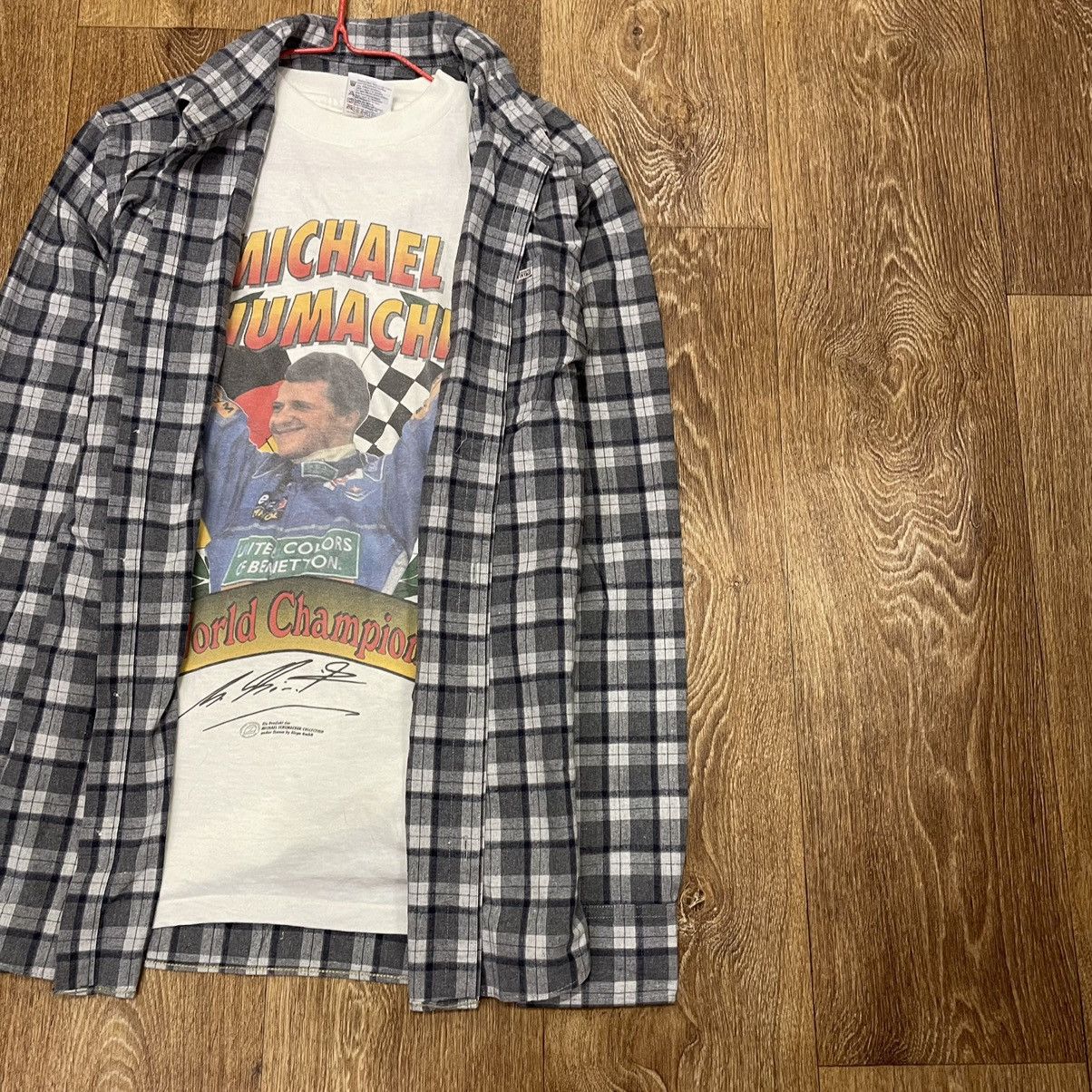 Vintage Vintage Y2K Checkered Oversized Shirt Grunge Streetwear XL Size US XL / EU 56 / 4 - 2 Thumbnail