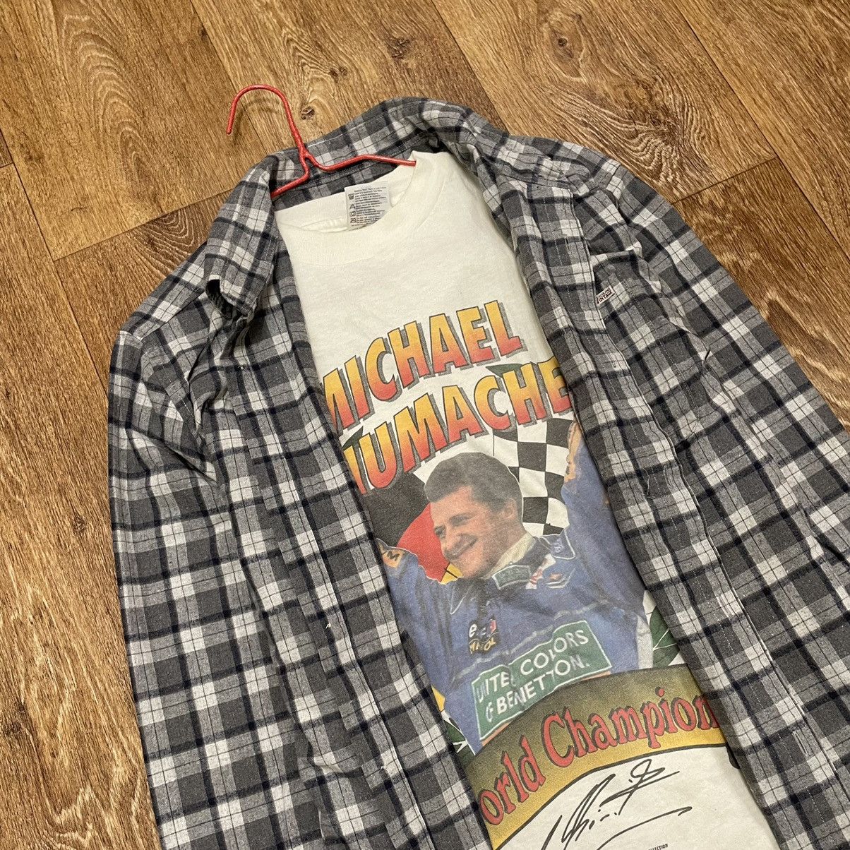 Vintage Vintage Y2K Checkered Oversized Shirt Grunge Streetwear XL Size US XL / EU 56 / 4 - 5 Thumbnail