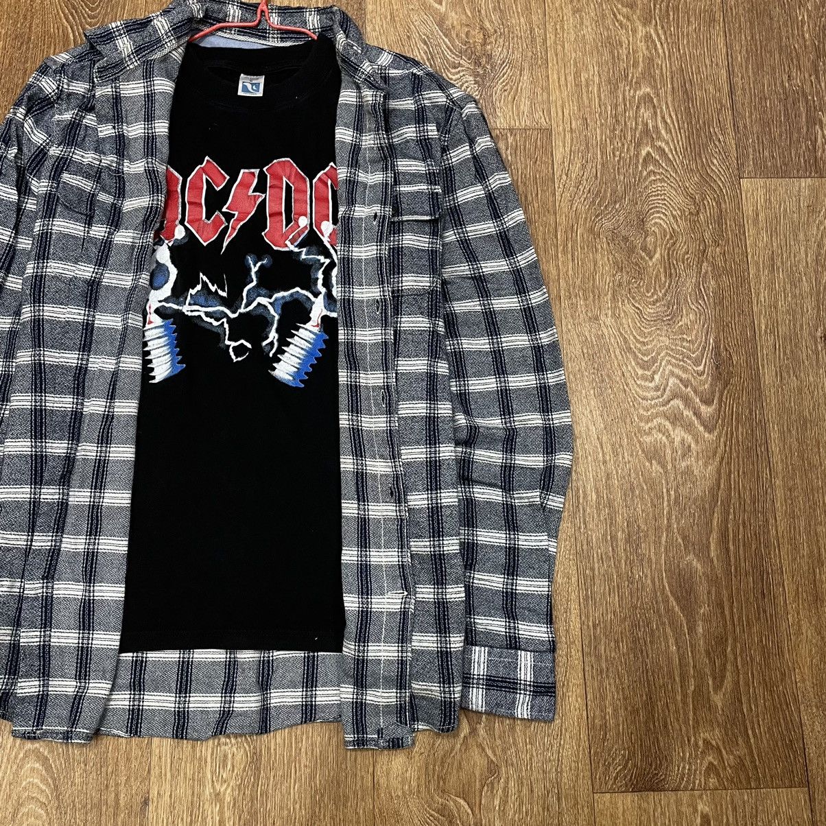 Vintage Vintage Y2K Checkered Shirt Grunge Streetwear Oversized M Size US M / EU 48-50 / 2 - 3 Thumbnail