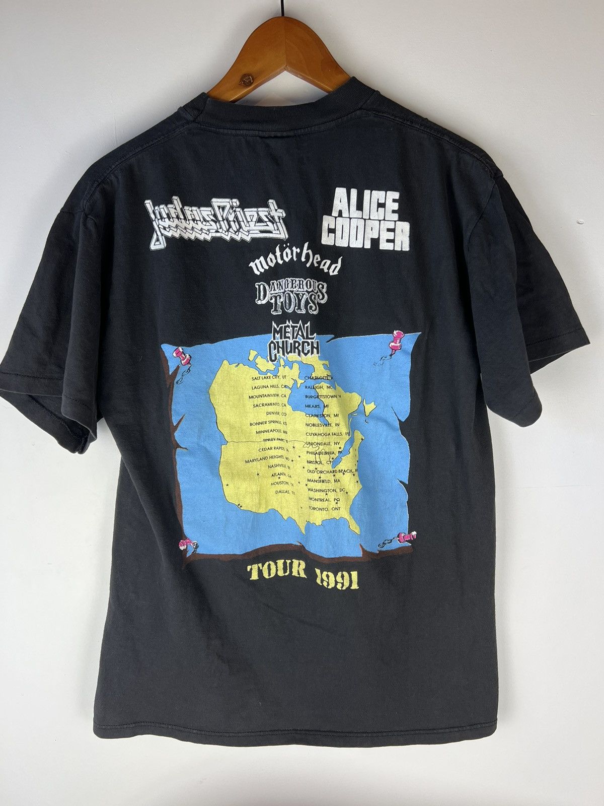 Band Tees Vintage 1991 Operation Rock & Roll Tee Size US M / EU 48-50 / 2 - 5 Thumbnail