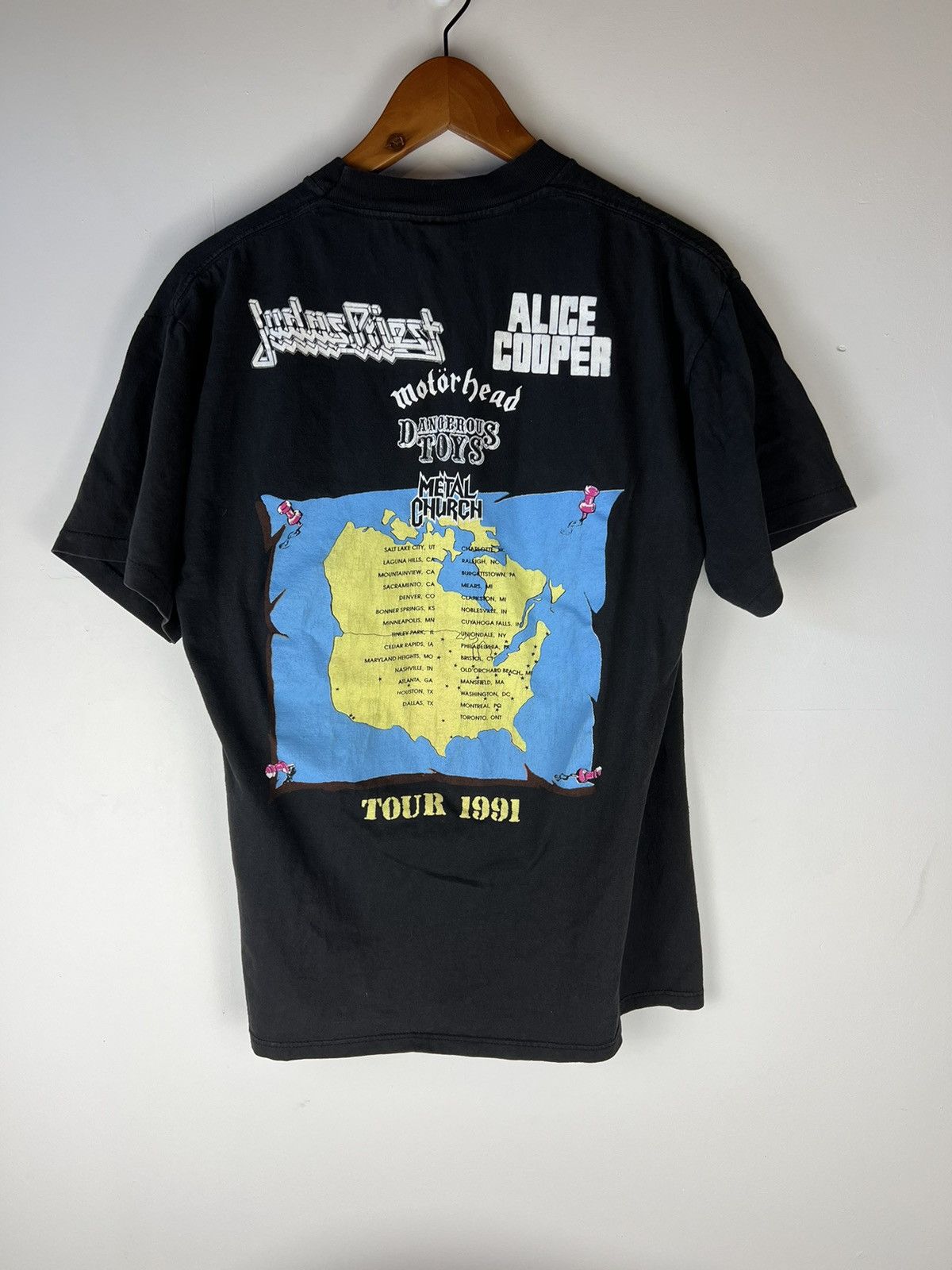 Band Tees Vintage 1991 Operation Rock & Roll Tee Size US M / EU 48-50 / 2 - 4 Thumbnail