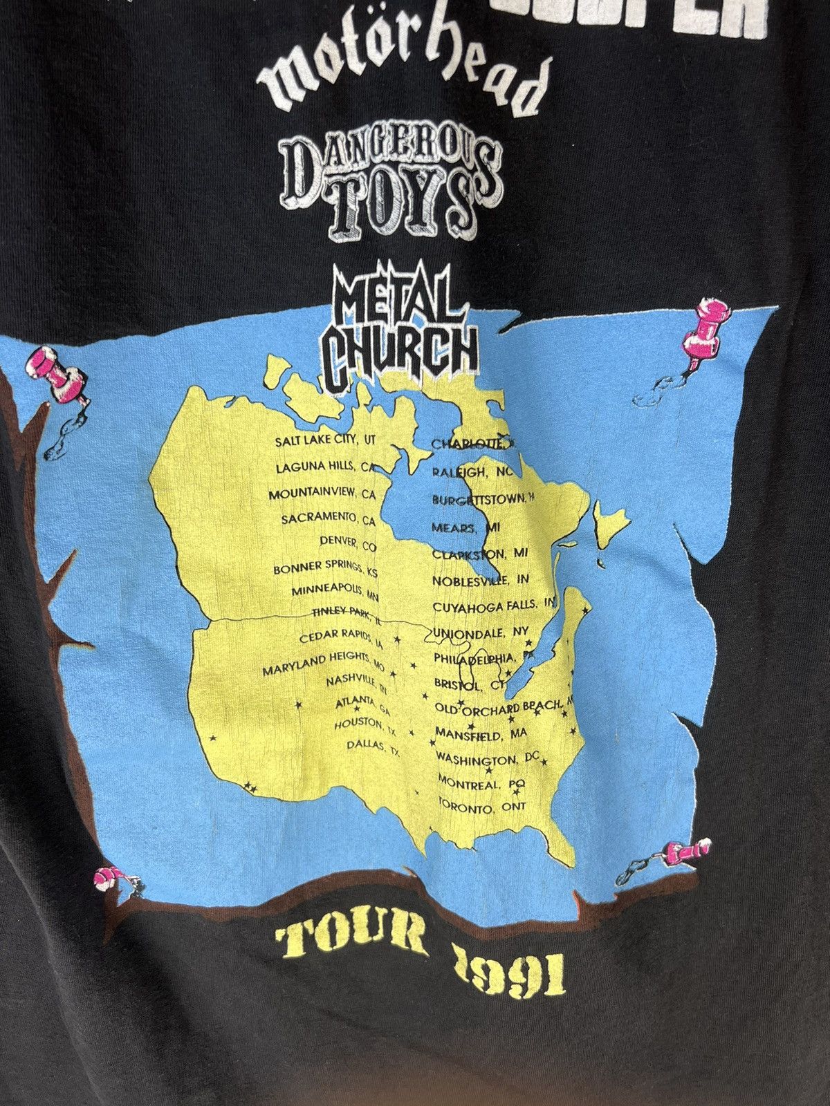 Band Tees Vintage 1991 Operation Rock & Roll Tee Size US M / EU 48-50 / 2 - 7 Thumbnail