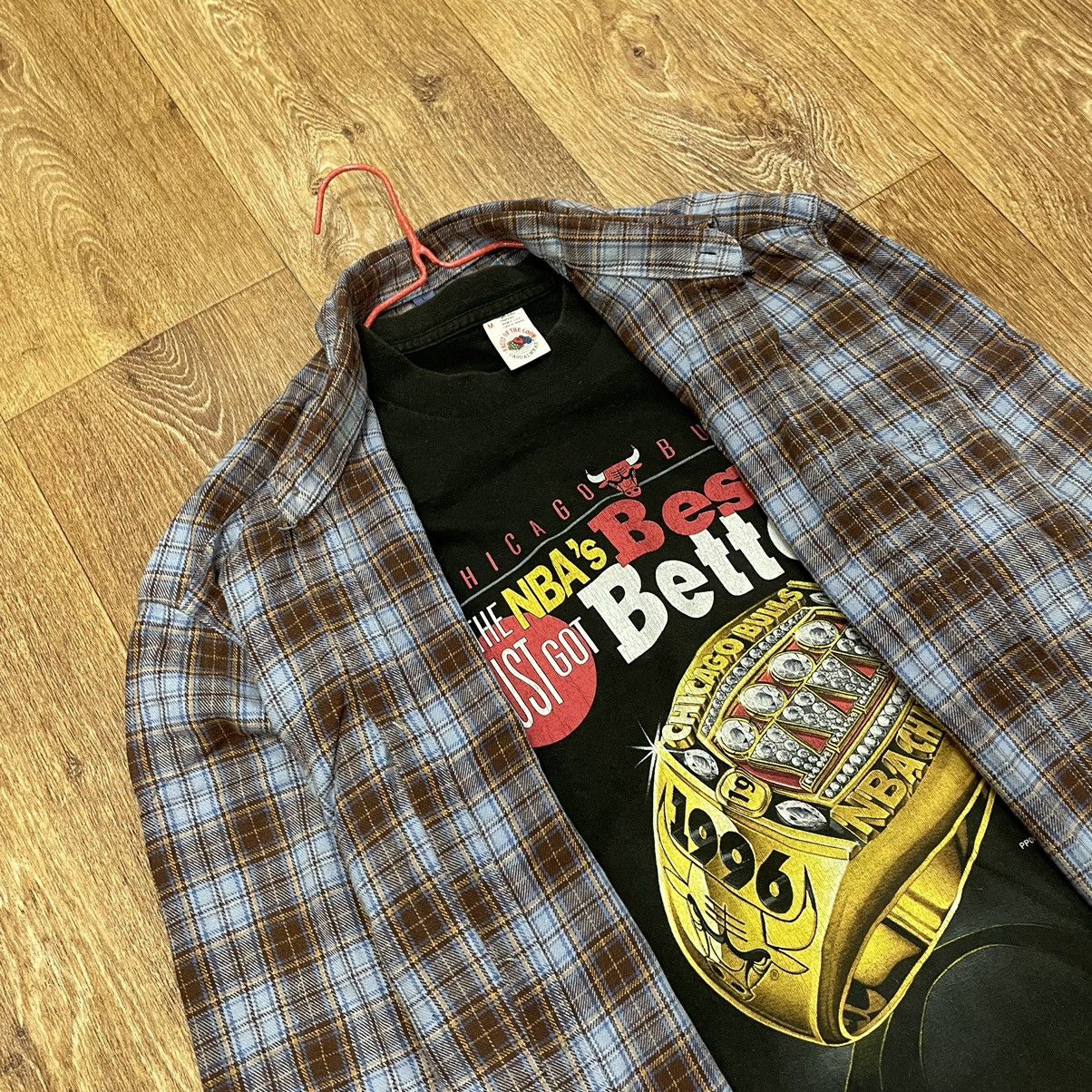Vintage Vintage 90s Checkered Shirt Grunge Skate Layering Baggy L Size US L / EU 52-54 / 3 - 5 Thumbnail
