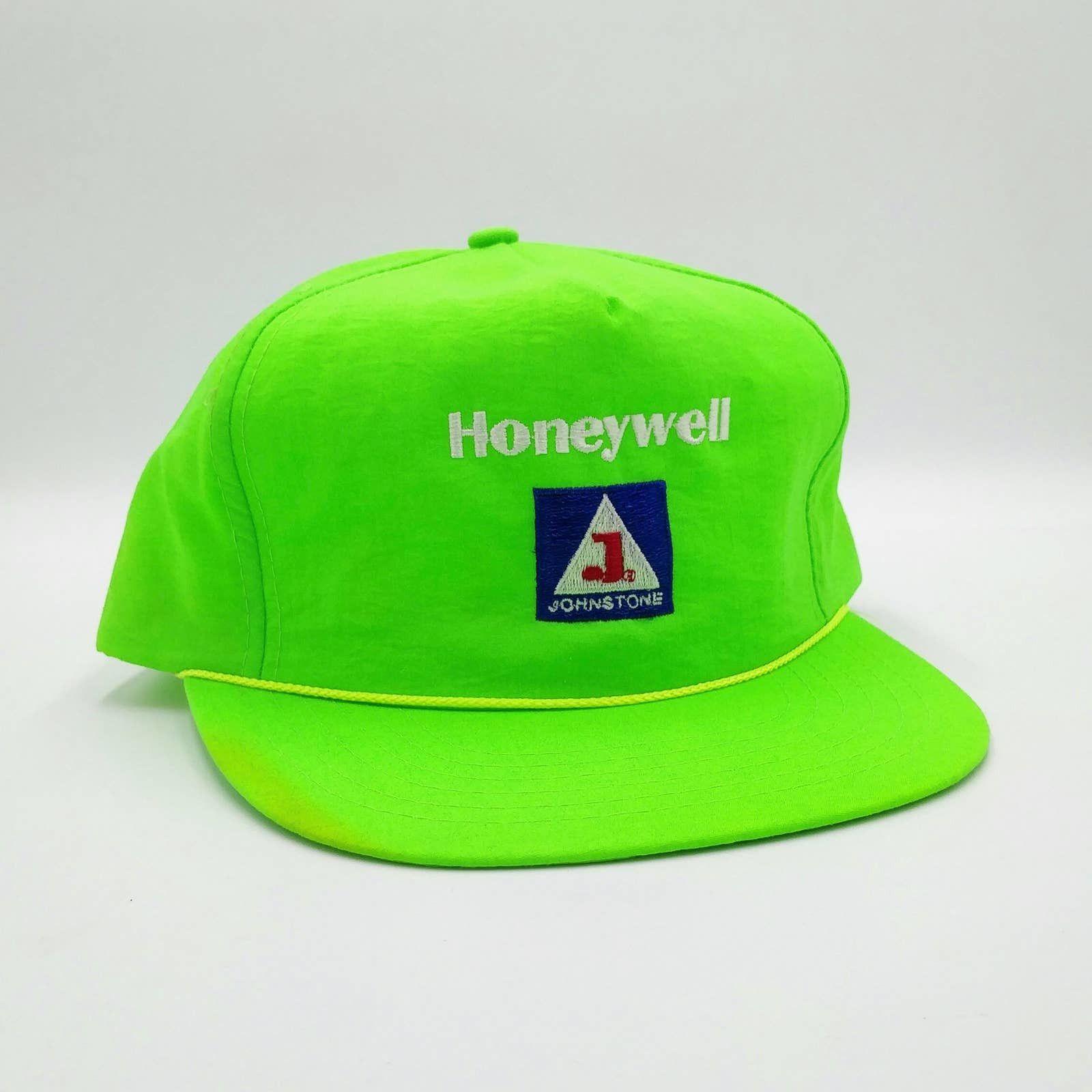 Vintage Vintage Honeywell Snapback Trucker Nylon Hat Industrial Neon Size ONE SIZE - 1 Thumbnail